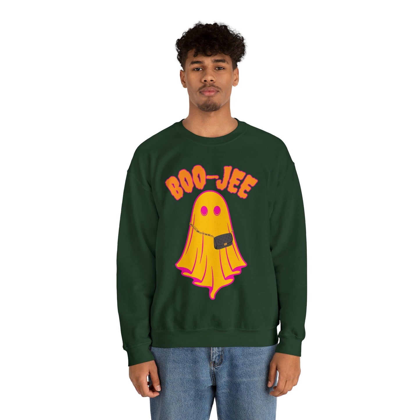 Boo-Jee Sweatshirt, Boo Halloween Sweatshirt, Spooky Ghost Sweatshirt, Boo Jee Shirt, Halloween Ghost Sweatshirt, Halloween Boo Shirt - Giftsmojo