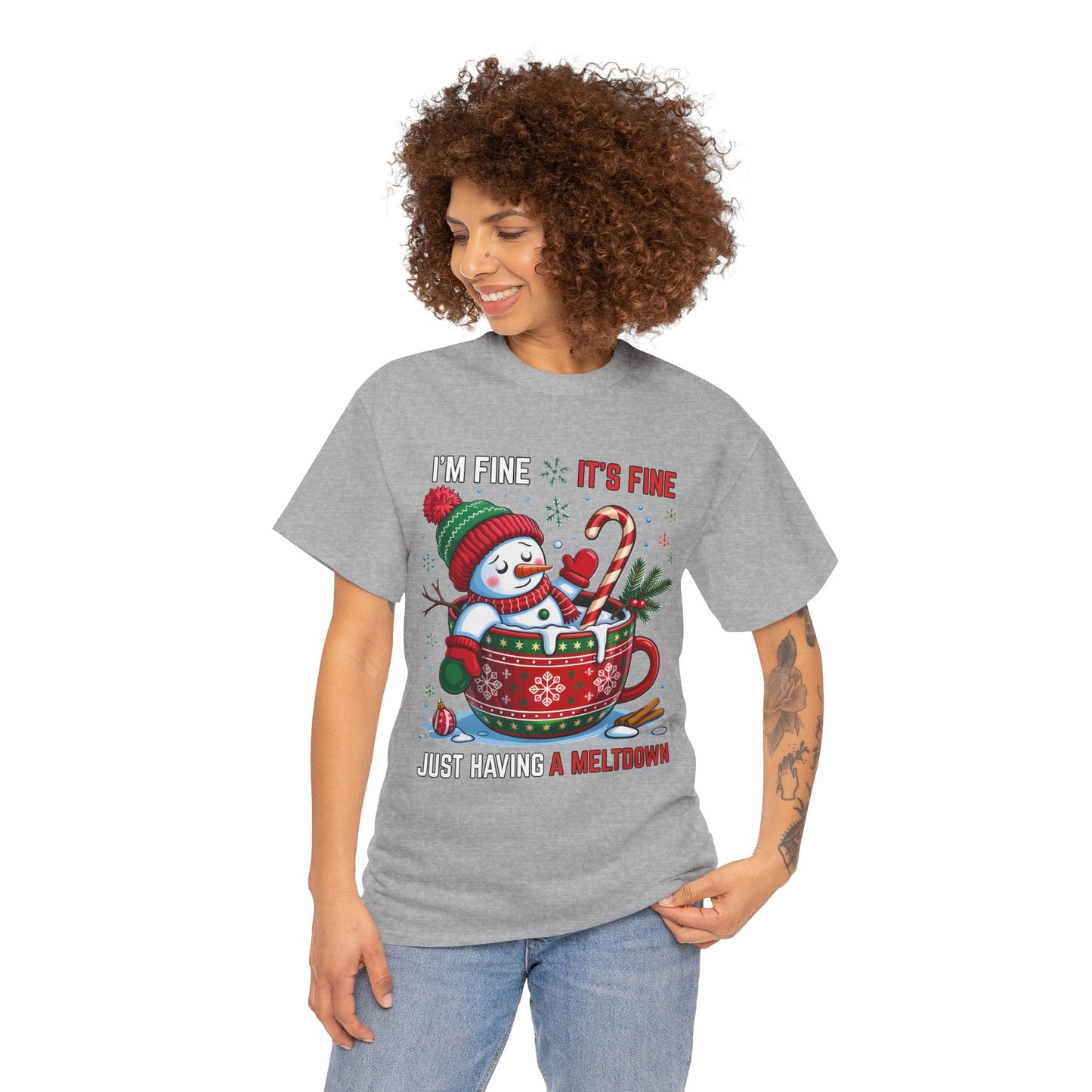 Snowman Meltdown Tee
