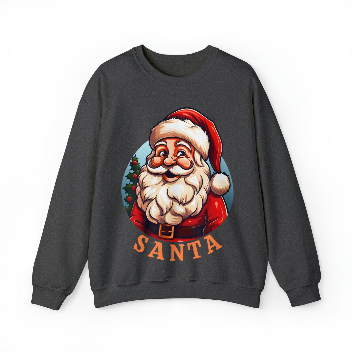 Christmas Santa Sweatshirt Santa Sweater Christmas Sweater Christmas Shirt Santa Claus Shirt Saint Nick - Giftsmojo