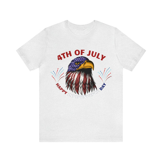 4th of July shirt, Happy Independence Day shirt, Casual Top Tee - Giftsmojo