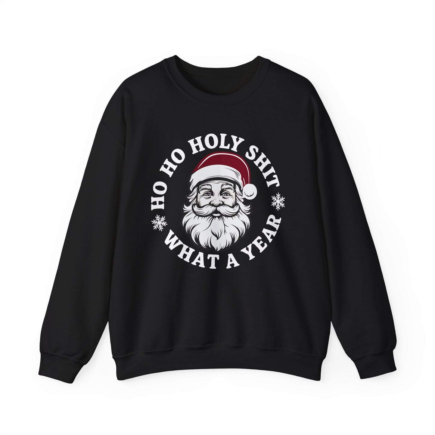 Ho Ho Holy Shit Christmas Sweatshirt Unisex Crew – GiftsMojo