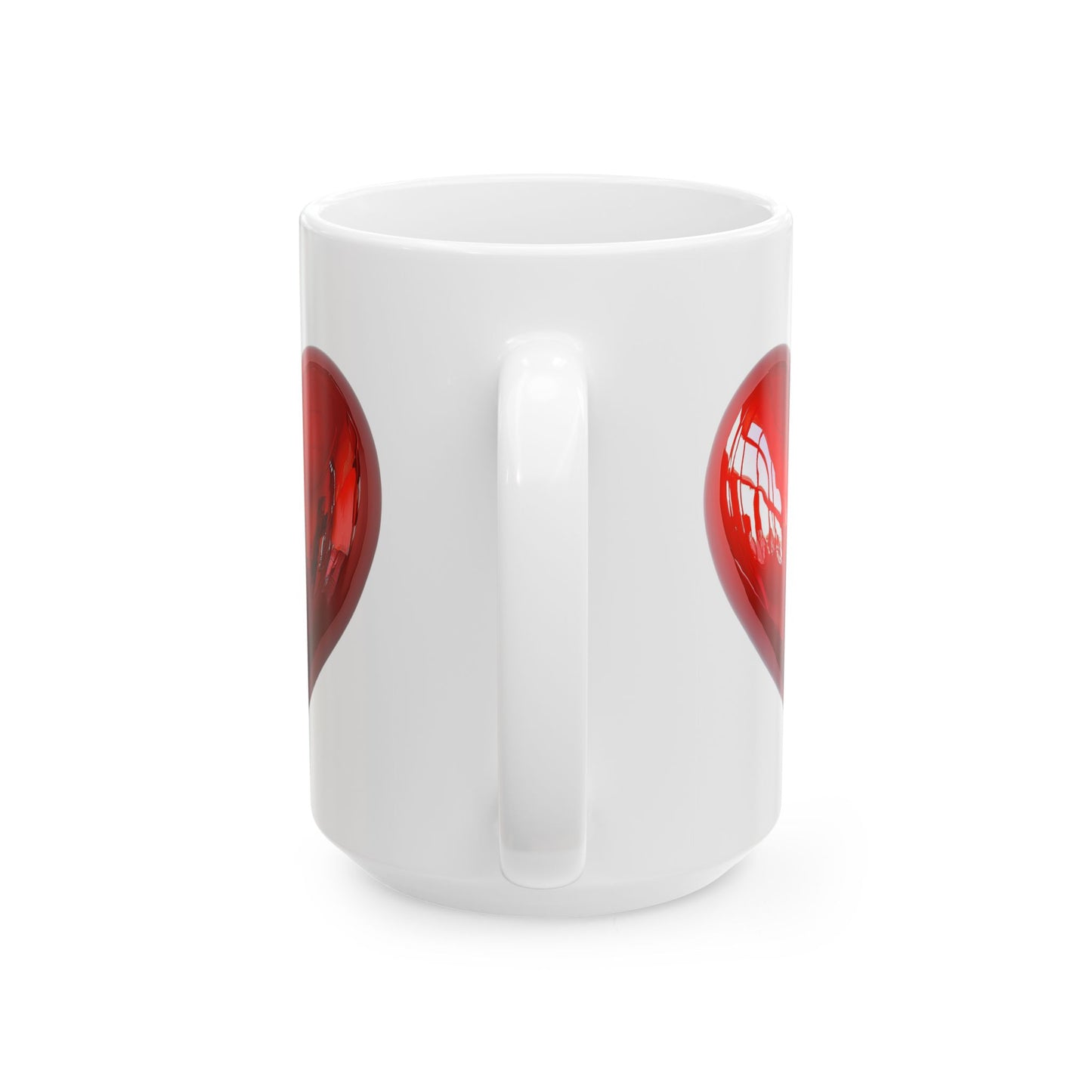 Mug Love Heart Coffee Cup 11oz 15oz