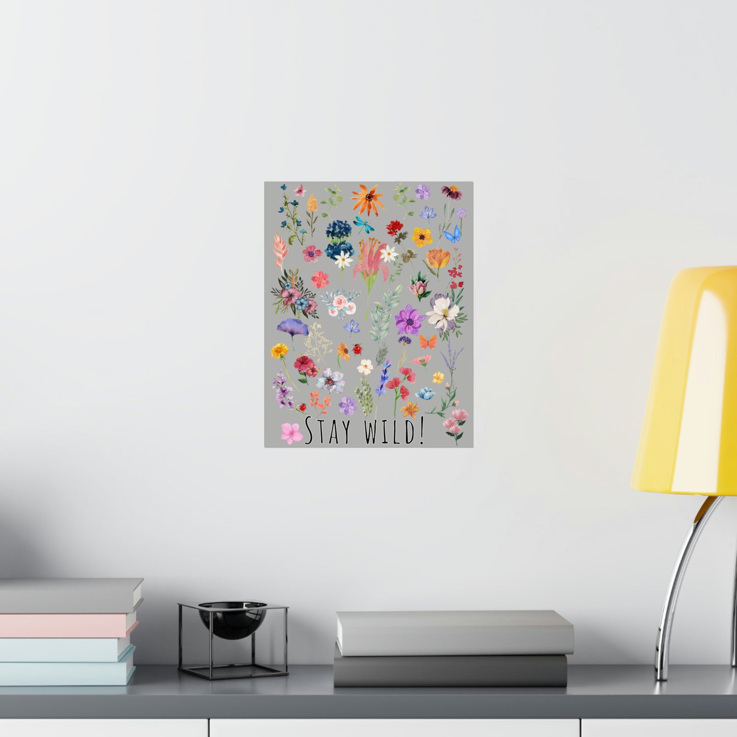 Watercolor Wildflowers Wall Art