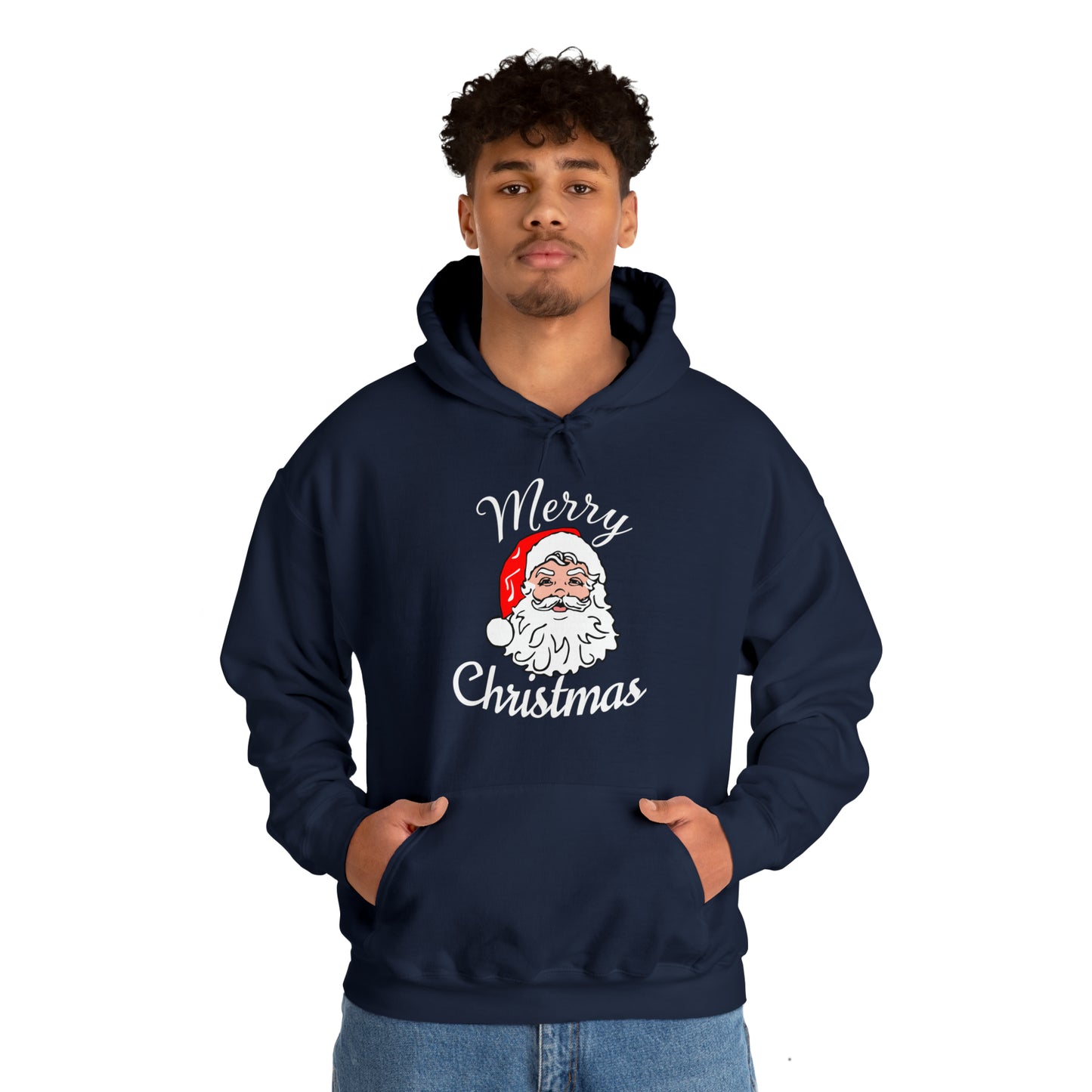 Santa Hoodie, Merry Christmas Hooded Sweatshirt, Christmas Shirt, Christmas Gift