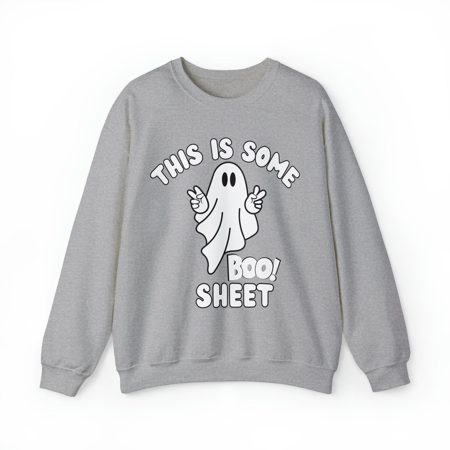 This Is Some Boo Sheet Ghost Sweatshirt Cute Ghost Sweatshirt Boo Ghost Sweatshirt Gift Shirt Funny Halloween Shirt Spooky Season Shirt