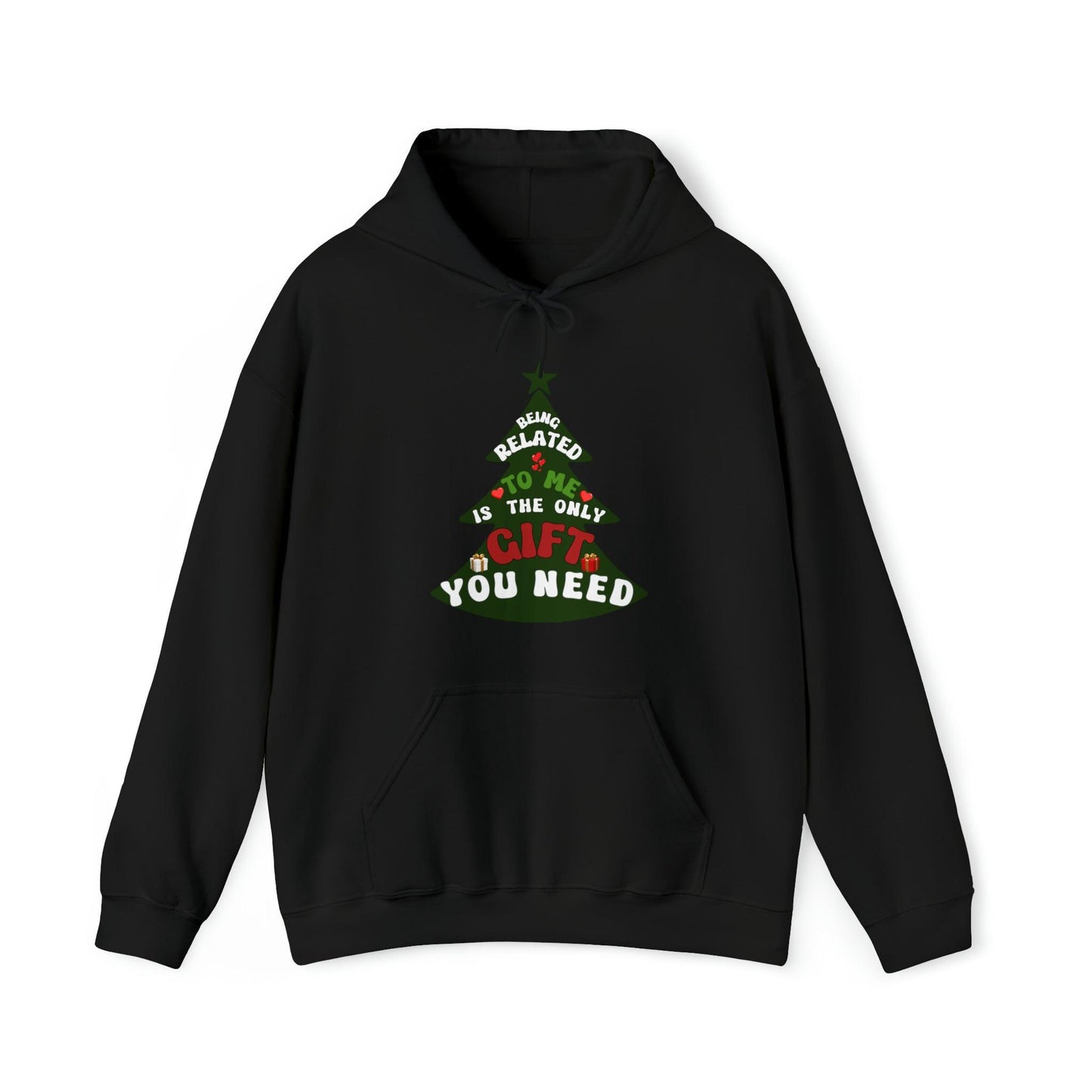 Funny christmas tree Hooded sweatshirt