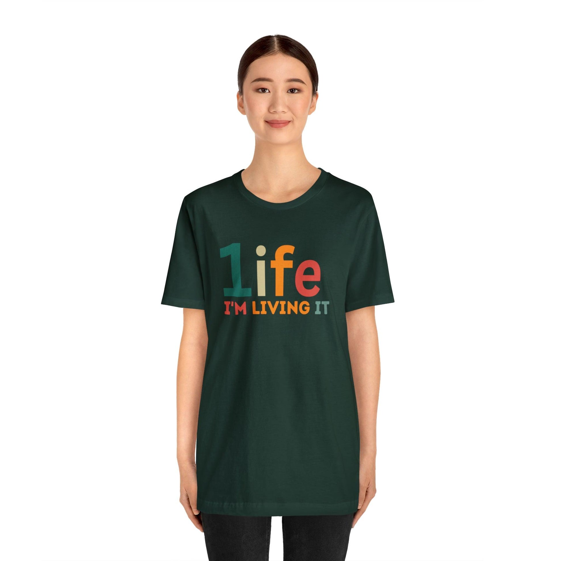 One life Shirt Retro 1life shirt Live Your Life You Only Have One Life To Live Retro Shirt - Giftsmojo