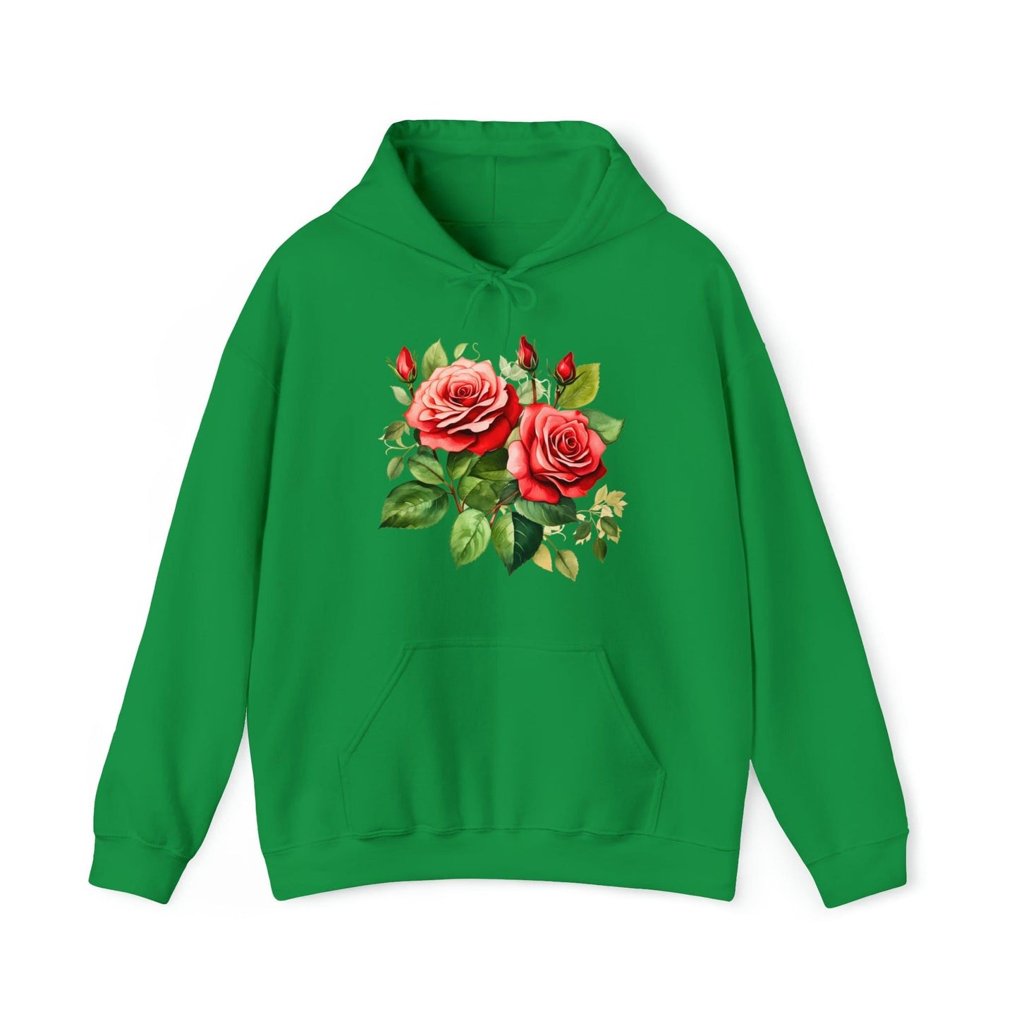 Christmas Flower Hoodie Christmas Flower Hooded Sweatshirt Christmas Sweater Christmas Pullover Christmas Flower Shirt - Giftsmojo