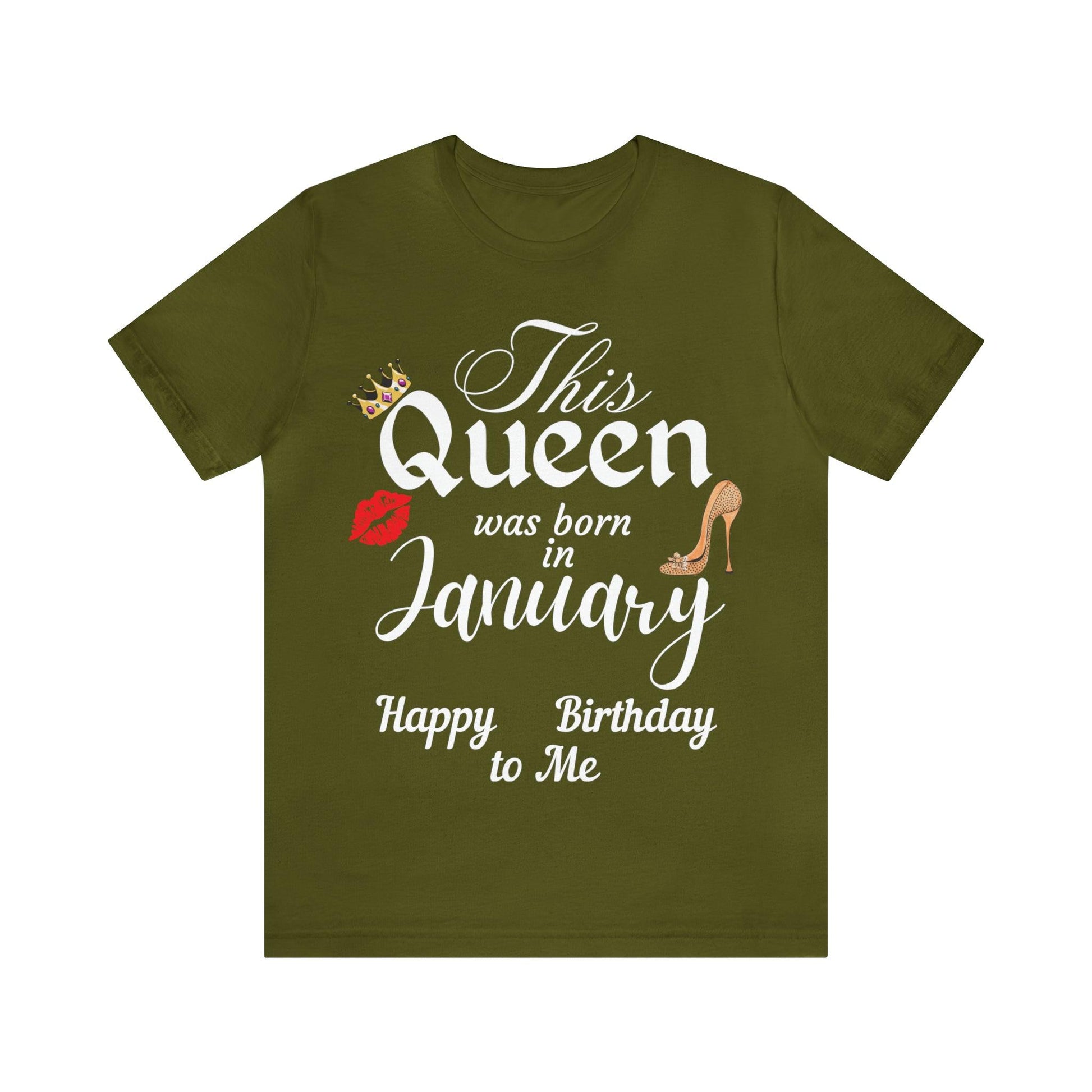 Birthday Queen Shirt, Gift for Birthday, This Queen was born in January Shirt, Funny Queen Shirt, Funny Birthday Shirt, Birthday Gift - Giftsmojo