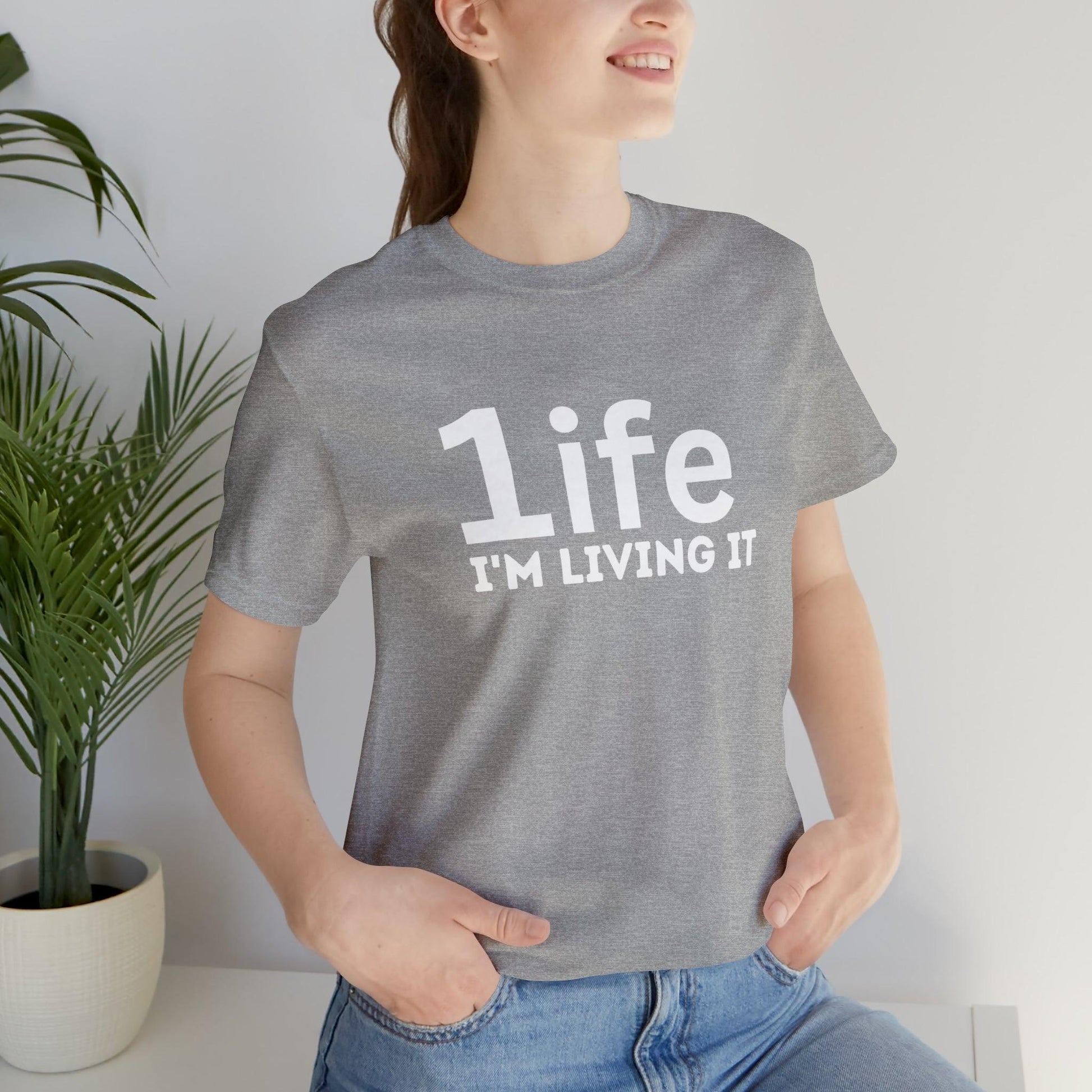 One Life I'M Living It Shirt One life Shirt 1life shirt Live Your Life You Only Have One Life To Live Shirt - Giftsmojo