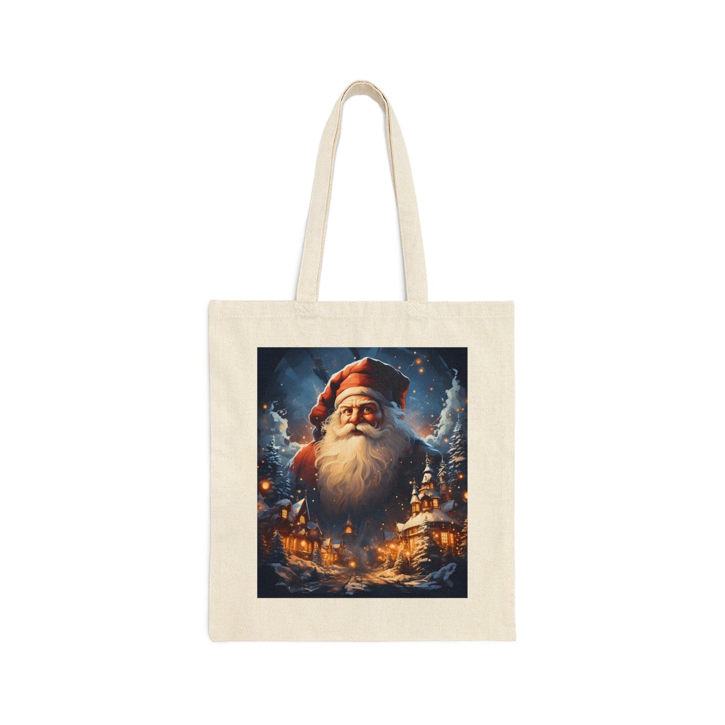 Christmas Tote Bag, Christmas Canvas Tote Bag Christmas Bag Santa Bag - Giftsmojo