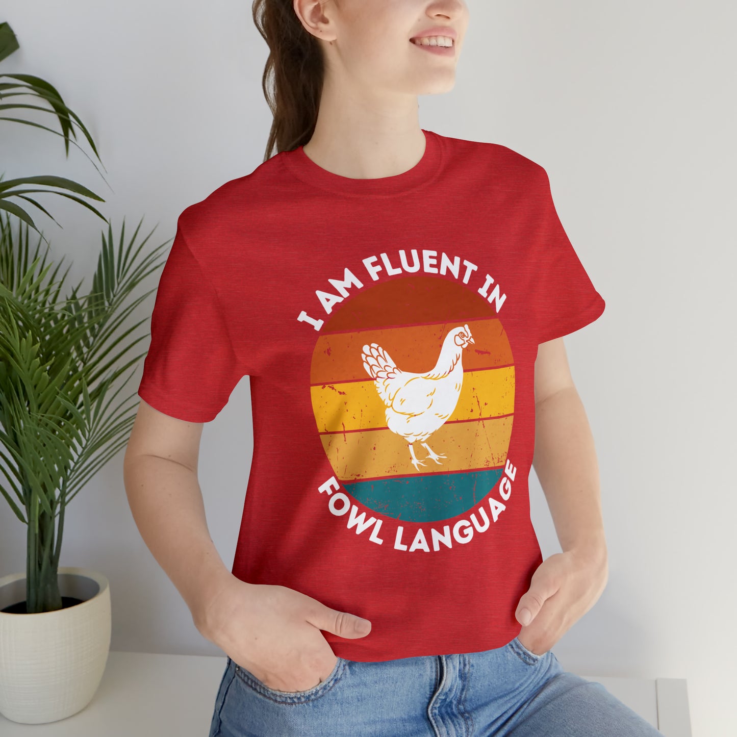 Funny Chicken Owner Gift, Farming Shirt for Farm Lover Shirt, Gift For Chicken Lover gift, Farmer Gift Shirt Chicken Tee Fowl Language shirt