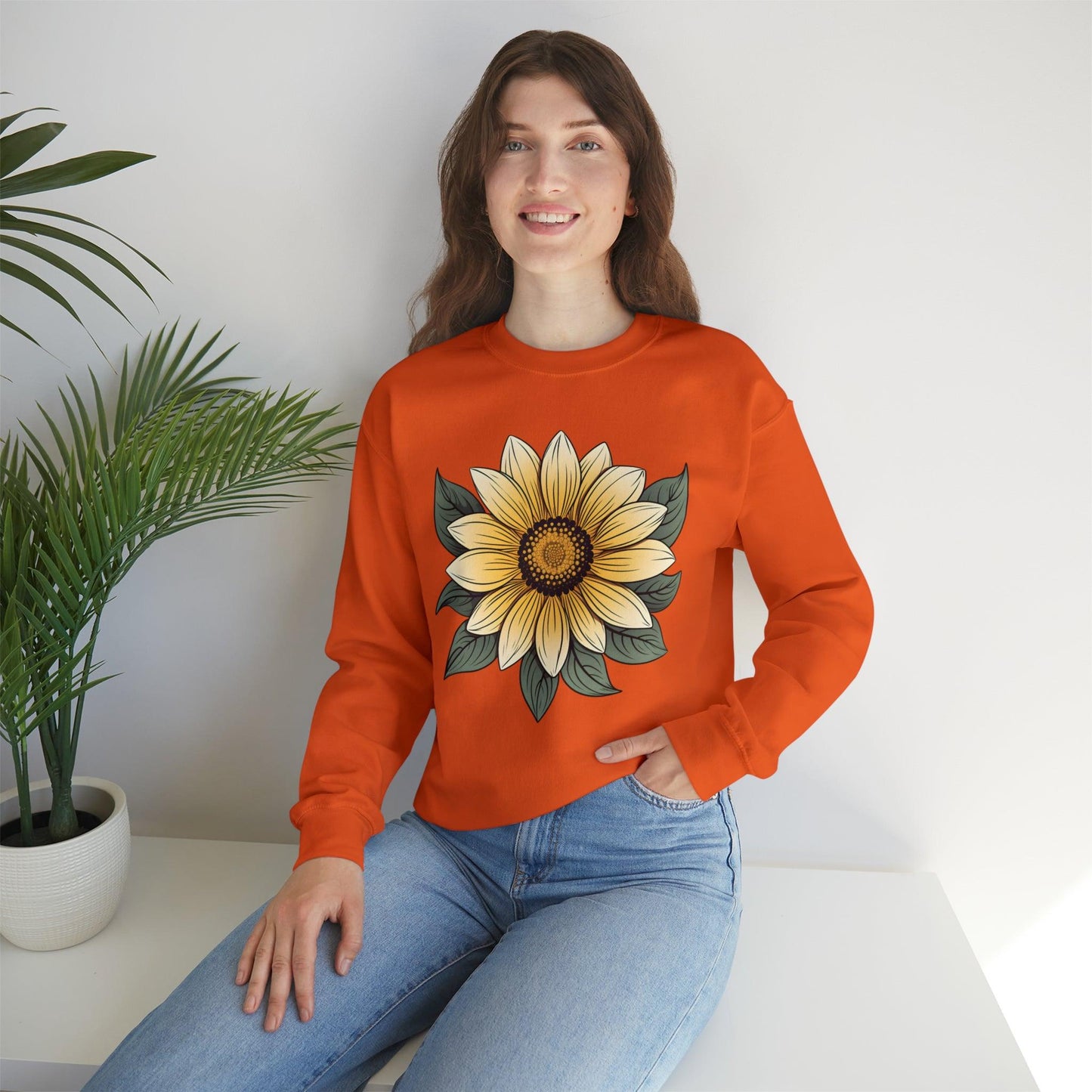 Flower Sweatshirt, Floral Sweatshirt Flower Sweatshirt Flower Sweater, Flower Shirt, Floral Print, Flower TShirt, Perfect Mothers Day Gift - Giftsmojo