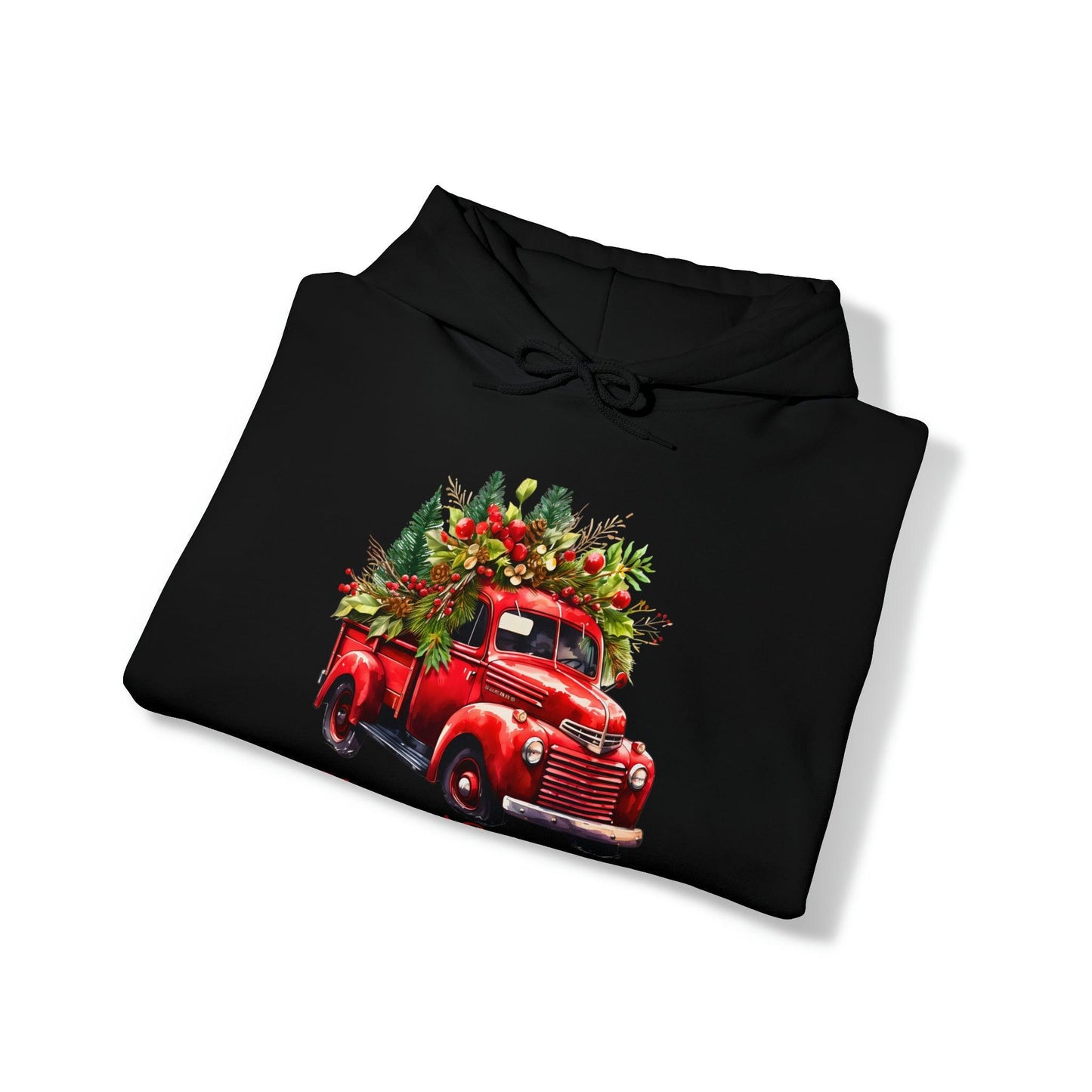 Christmas Tree Truck Shirt Christmas Hooded Sweatshirt Christmas Truck Sweatshirt Christmas Sweater Truck Pullover Christmas Tree Pullover - Giftsmojo