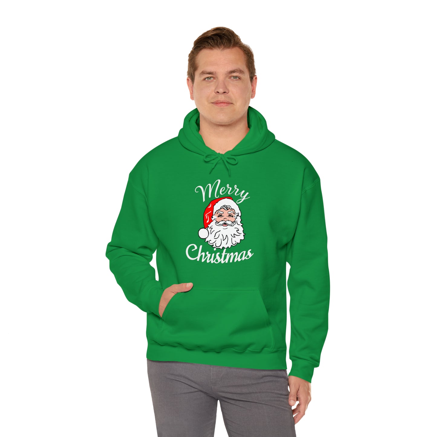 Santa Hoodie, Merry Christmas Hooded Sweatshirt, Christmas Shirt, Christmas Gift