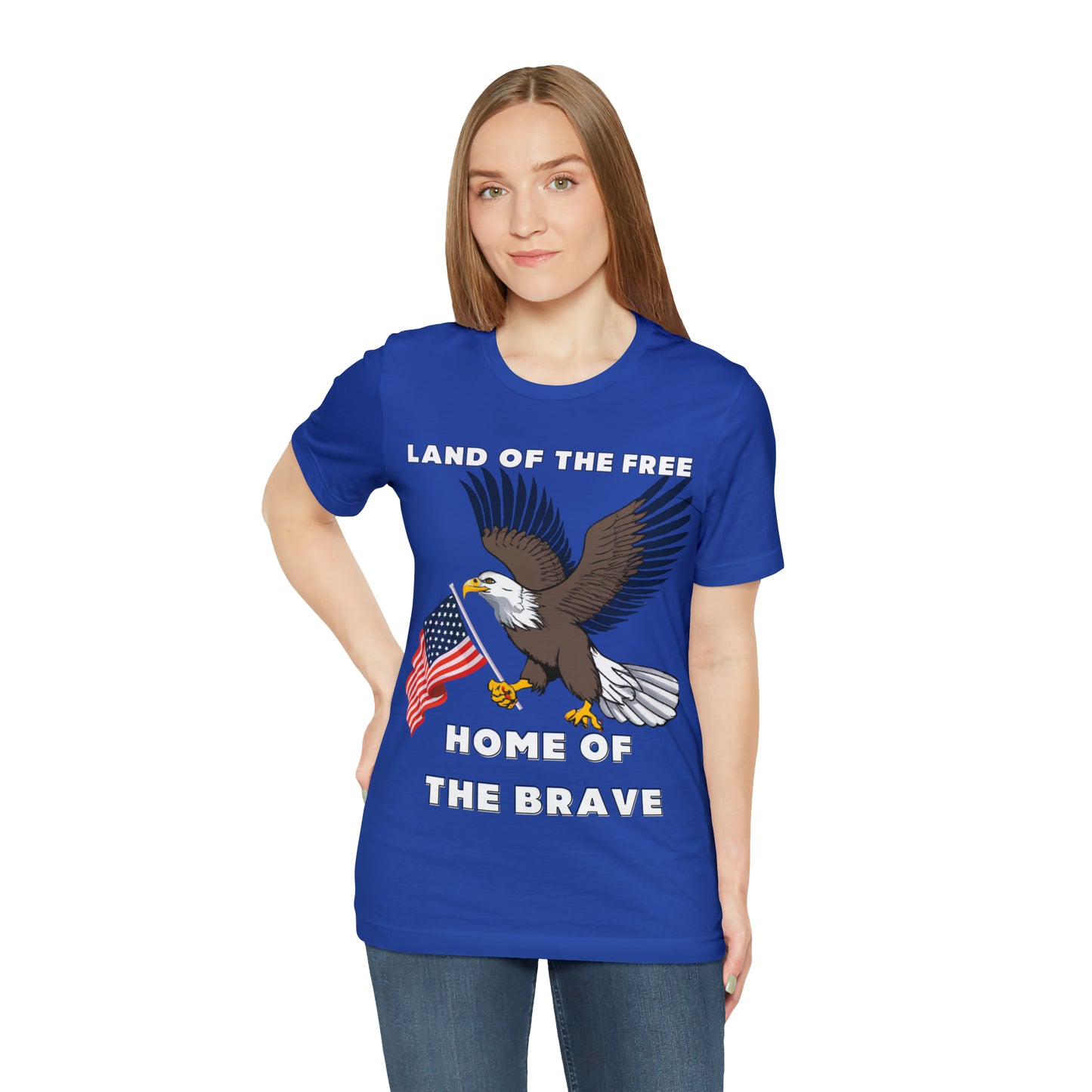 Celebrate Independence Day with Patriotic Shirts: Land of the free, Home of the Brave Shirt for Women and Men