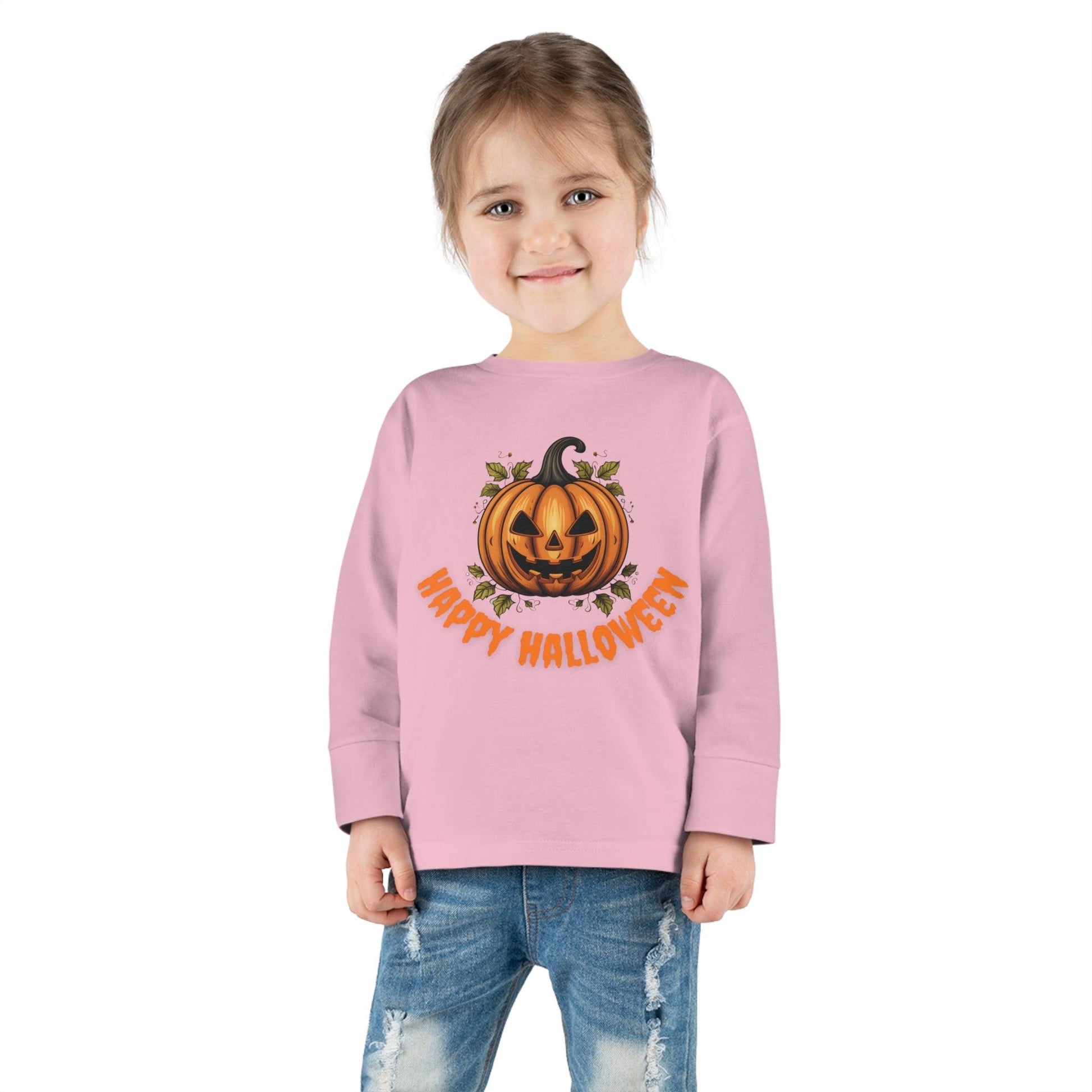 Toddler Halloween Costume Toddler Costume Long Sleeve Tee Happy Halloween Kids Costume - Giftsmojo