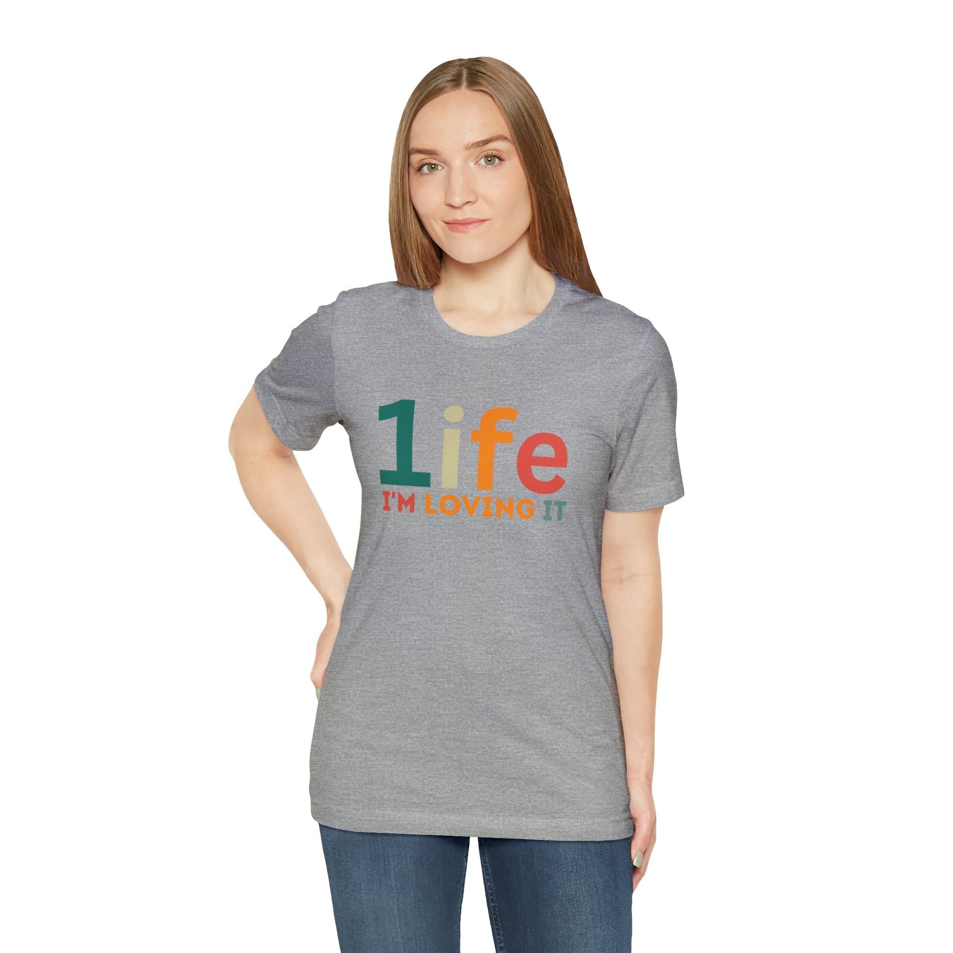One life I'M Loving It Shirt Retro 1life shirt Live Your Life You Only Have One Life To Live Retro Shirt - Giftsmojo
