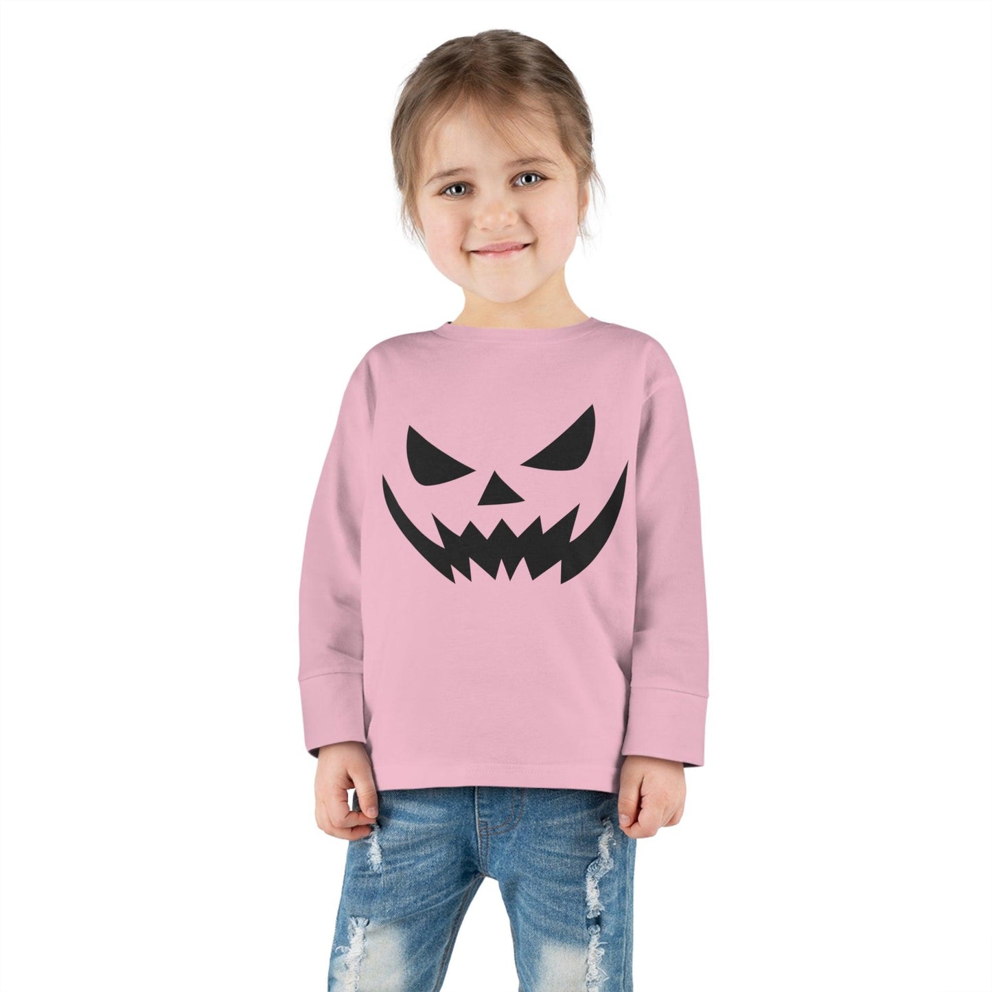 Kids Halloween Pumpkin Face Shirt Kids Jack O Lantern Shirt Kids Halloween Shirt Kids Long Sleeve Trick or Treat Outfit for Halloween - Giftsmojo