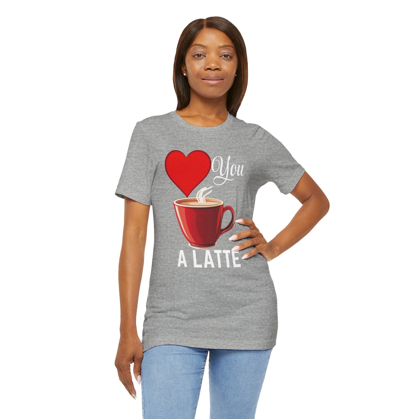 Coffee Lover Unisex Tee - Love You A Latte