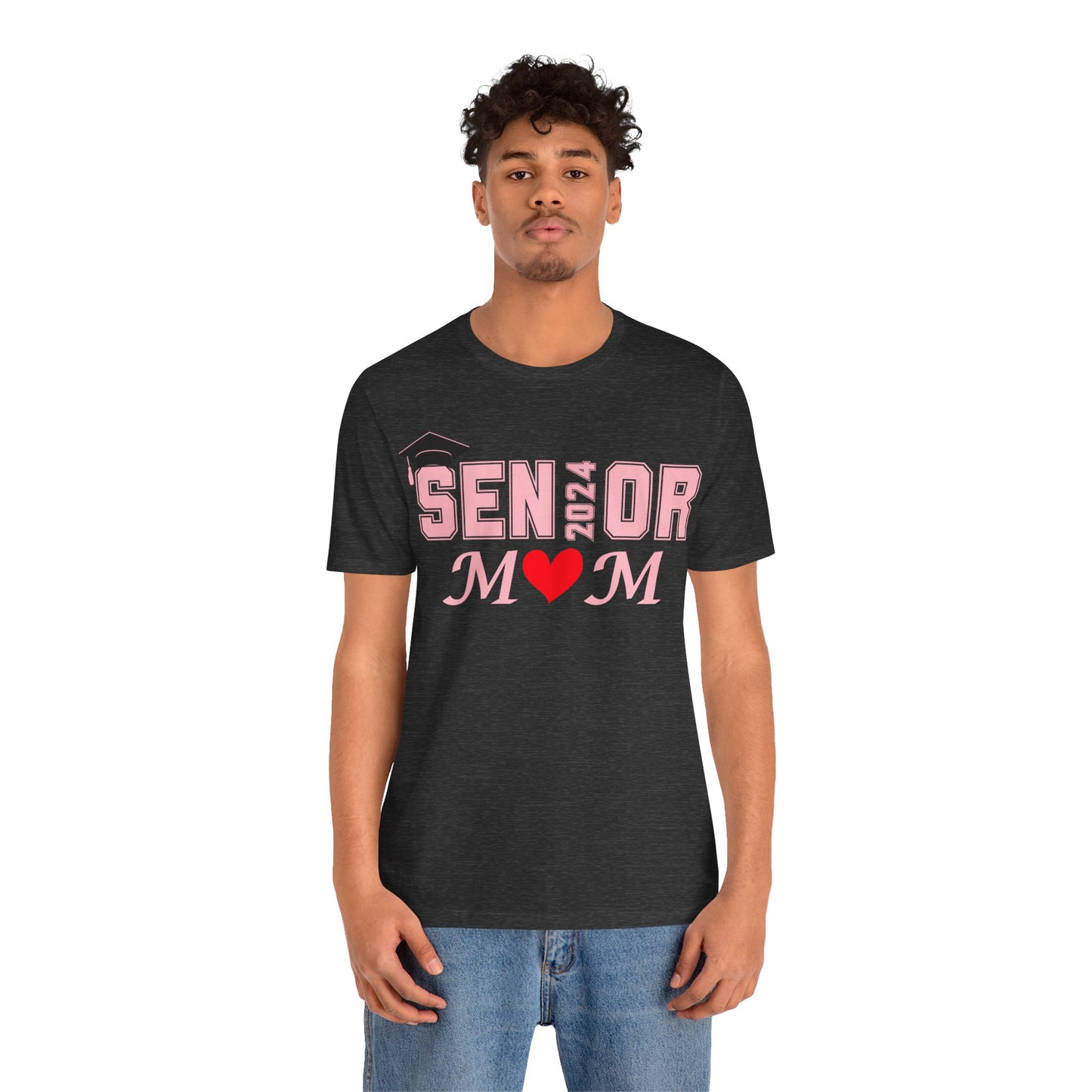 Senior Mom Class of 2024 T-Shirt Pink - Proud Senior Mom Shirt Graduation