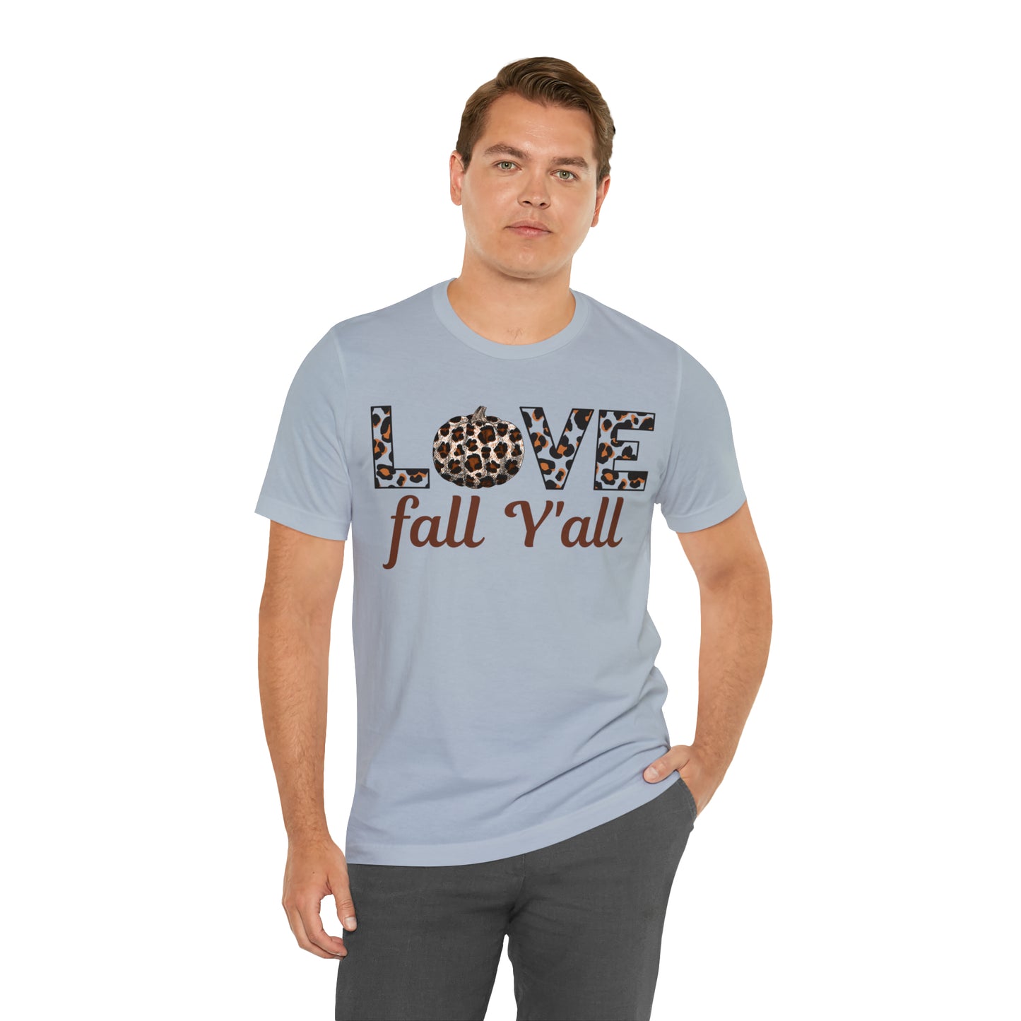 Leopard Print Love Fall Y'all Love Fall shirt Fall lover gift