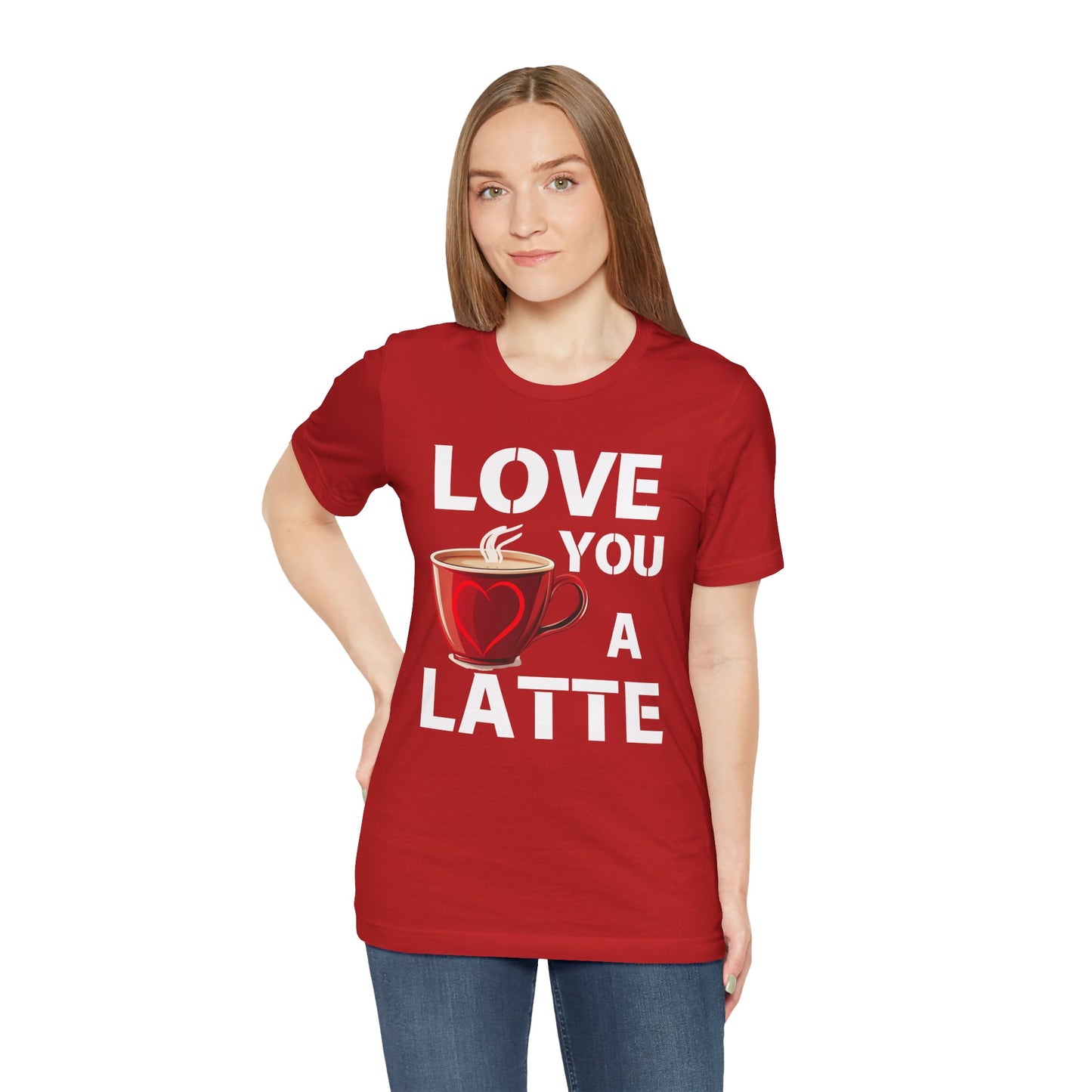 Coffee Lover Unisex Tee - Love You A Latte