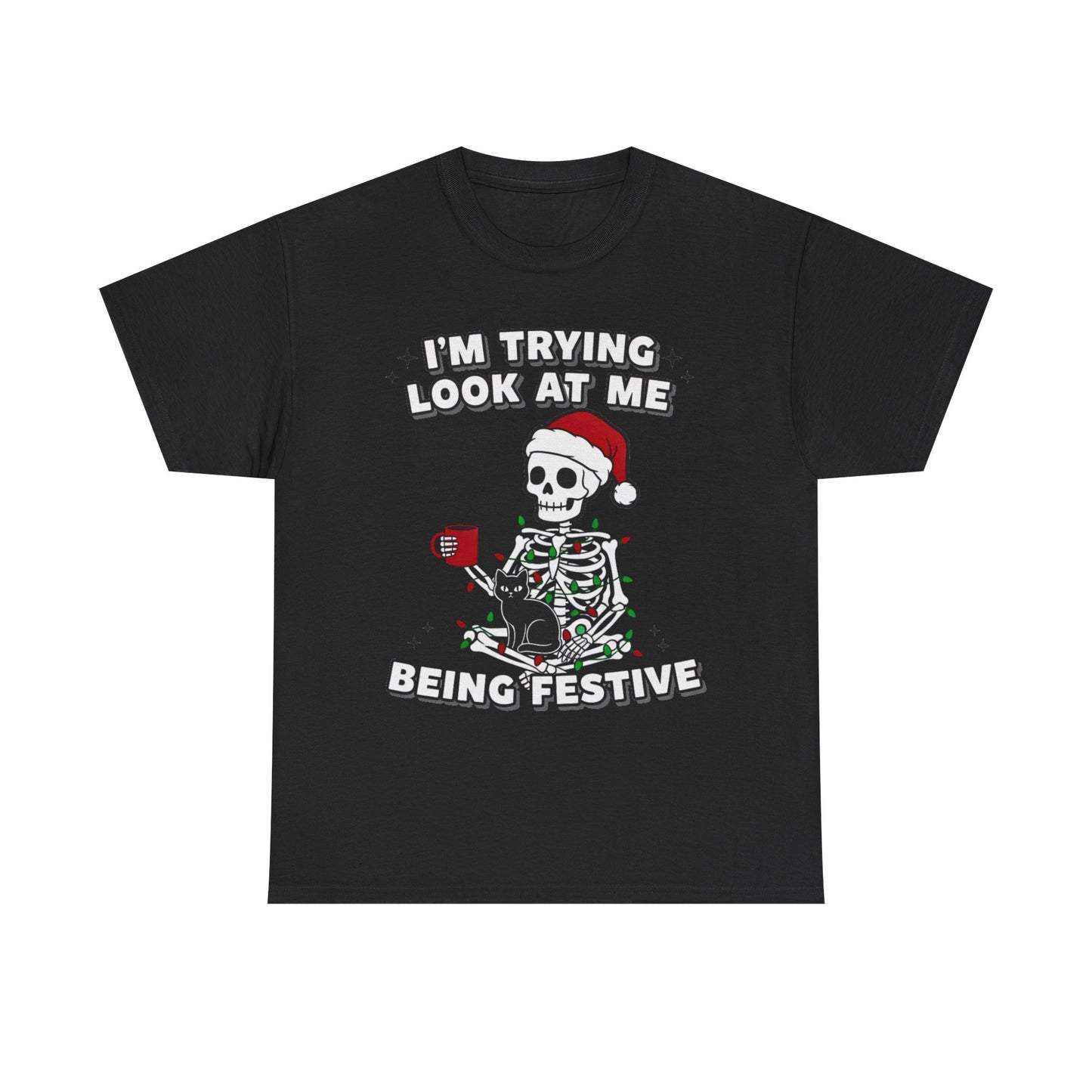 Christmas Skeleton Unisex Tee