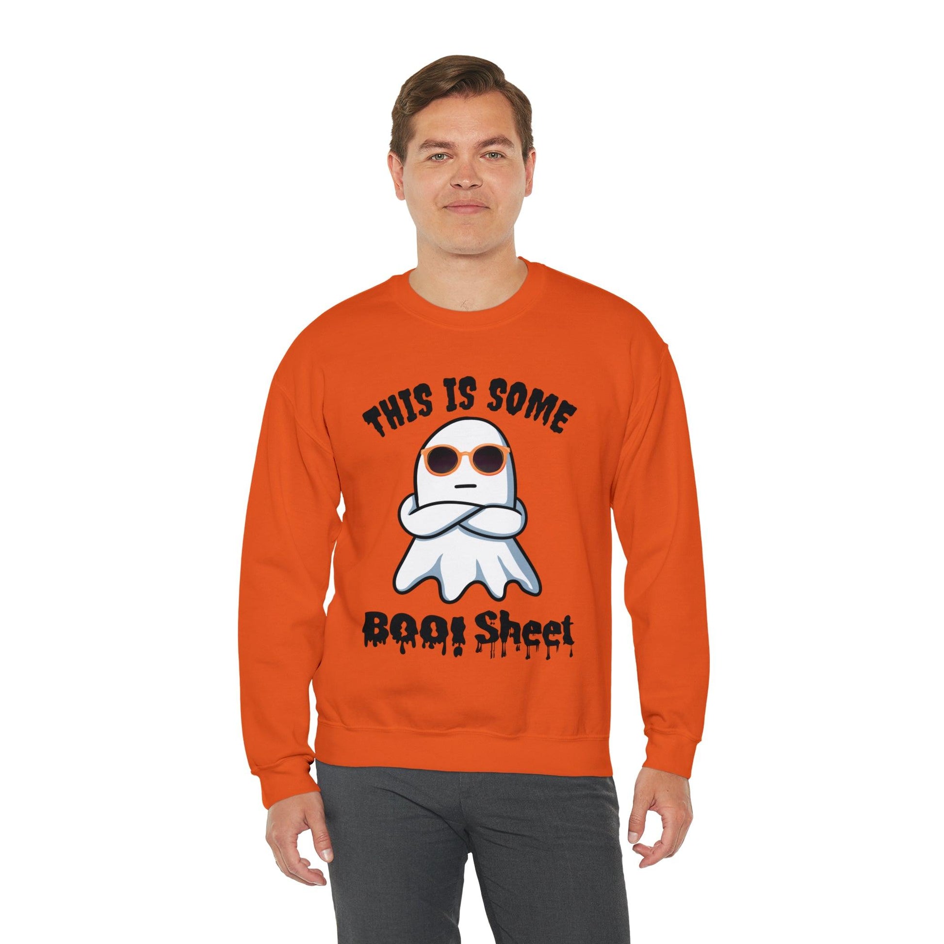 This Is Some Boo Sheet Funny HalloweenSweatshirt Funny Halloween Costume Spooky Season Tee Boo Ghost Sweatshirt Gift for Birthday Christmas - Giftsmojo