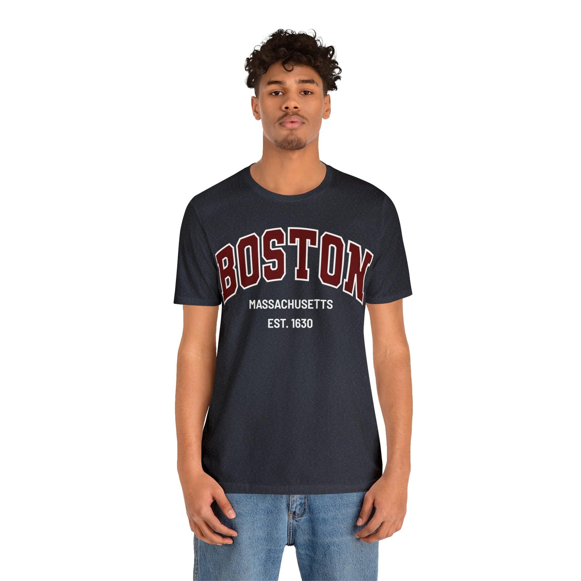 Boston Massachusetts T-shirt, Boston Shirt Boston Souvenir Boston TShirt, Boston Gift - Giftsmojo