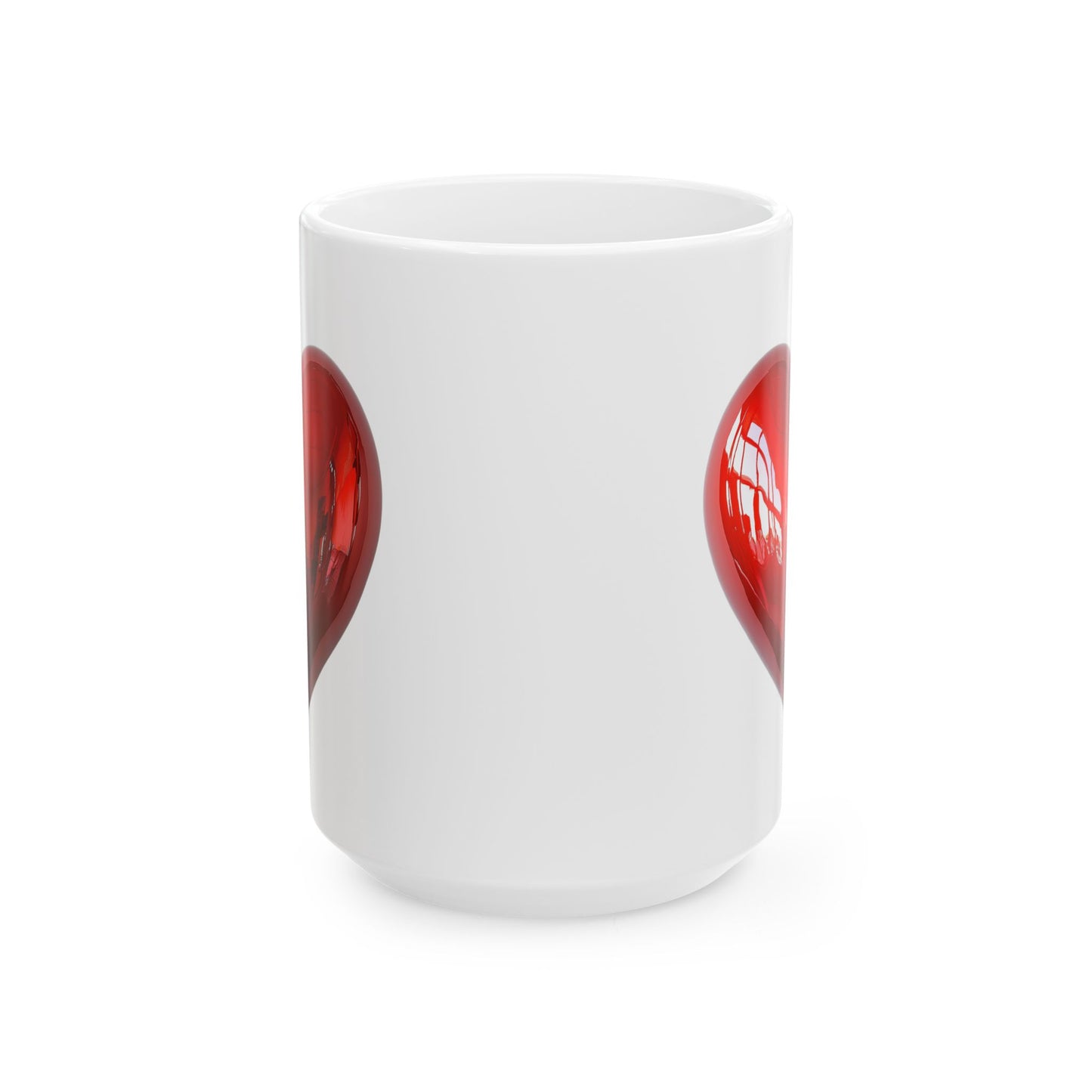 Mug Love Heart Coffee Cup 11oz 15oz