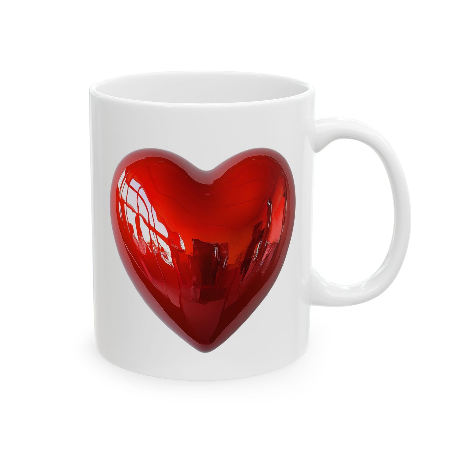 Mug Love Heart Coffee Cup 11oz 15oz