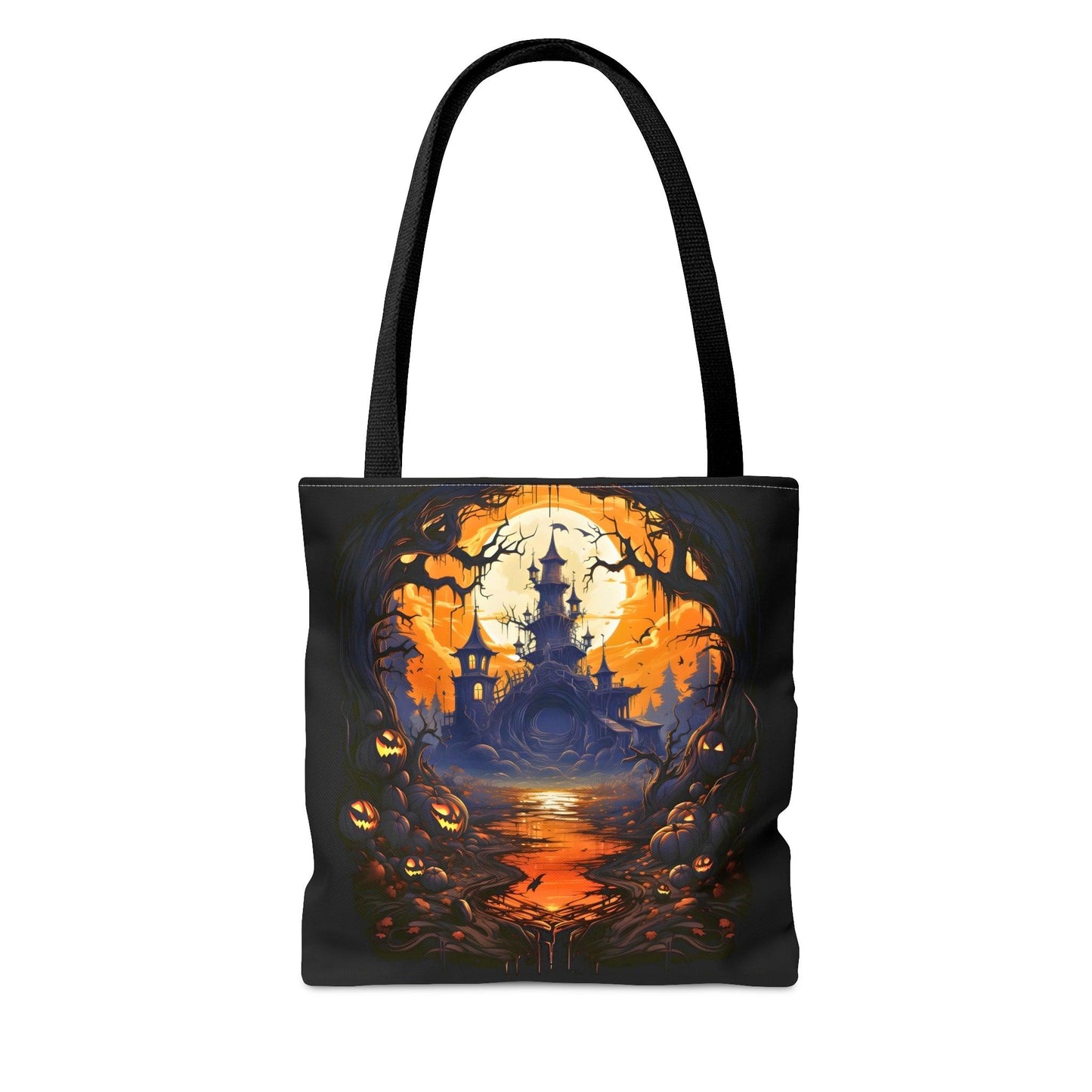 Happy Halloween Bag Trick or Treat Bag Love Fall Pumpkin Tote Bag Cute Market Bag - Aesthetic Bag, Fall Tote Bag, Mom Bag Canvas Bag - Giftsmojo