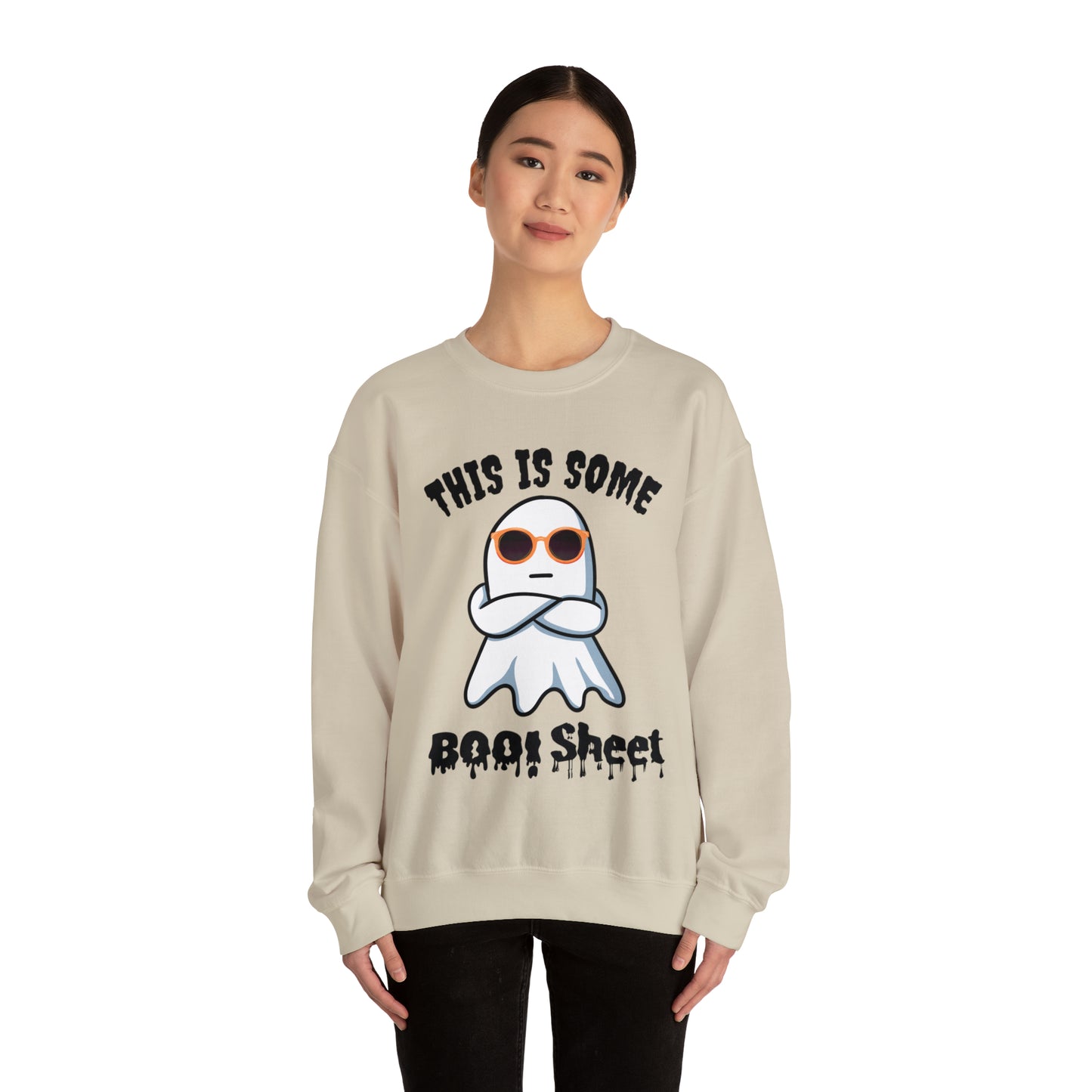 This Is Some Boo Sheet Funny HalloweenSweatshirt Funny Halloween Costume Spooky Season Tee Boo Ghost Sweatshirt Gift for Birthday Christmas