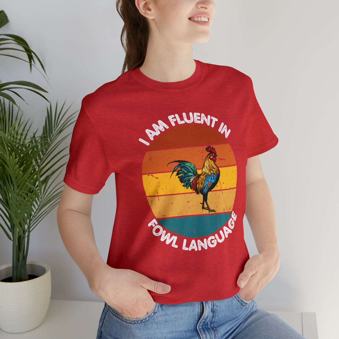 Fluent in Fowl Language shirt, Chicken Shirt Chicken Tee Chicken Owner Gift - Gift For Chicken Lover gift