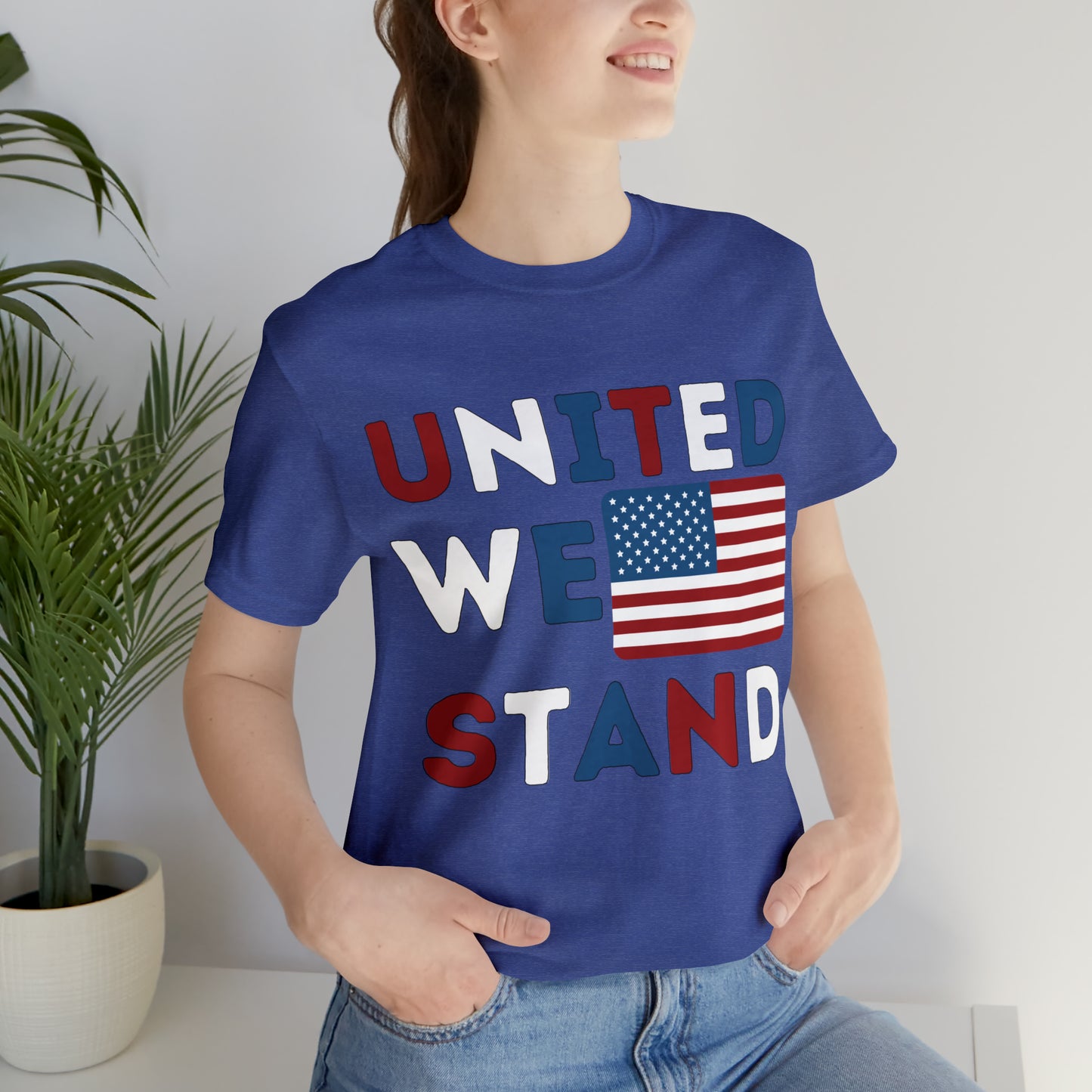 United We Stand shirt, USA Flag shirt, 4th of July shirt, Independence Day