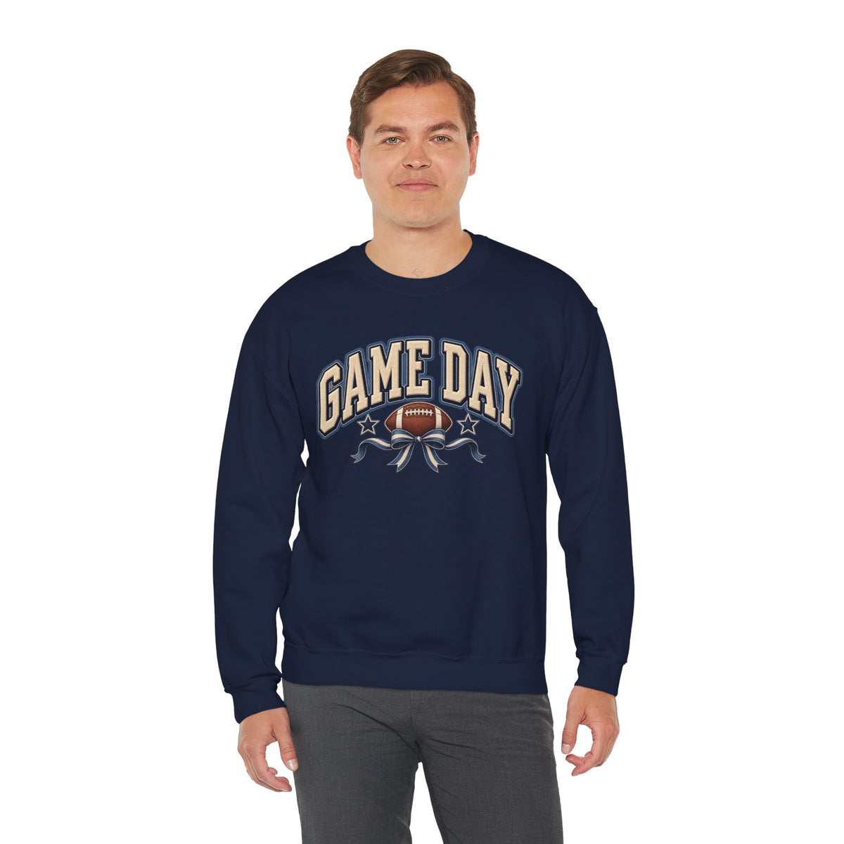 Game Day Football Crewneck Sweatshirt