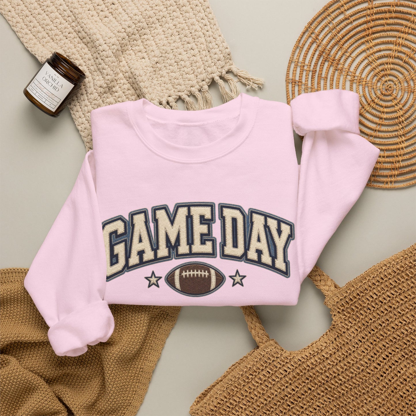 Game Day Crewneck Sweatshirt – Football Logo