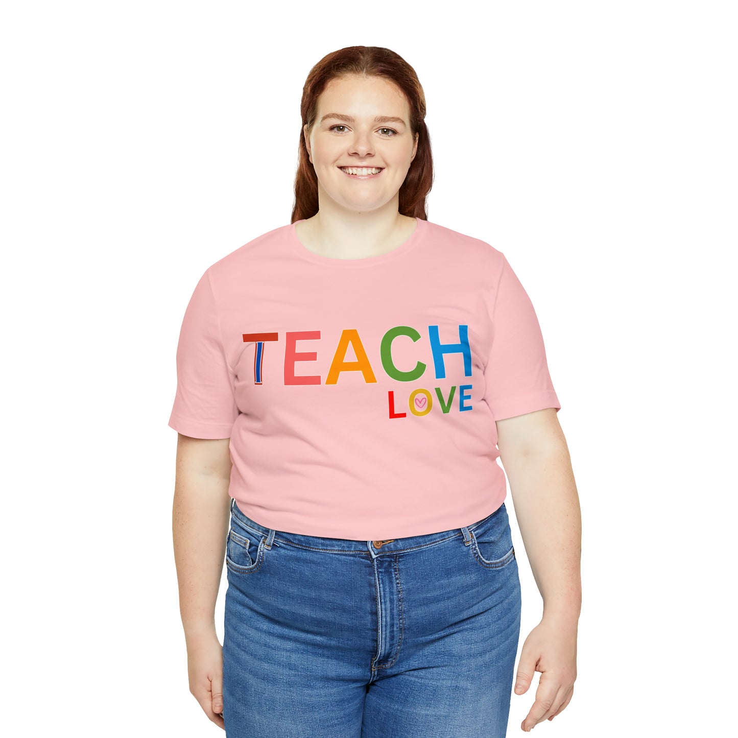 I Teach Love Shirt, Teacher Shirt, Teacher Appreciation Gift for Teachers