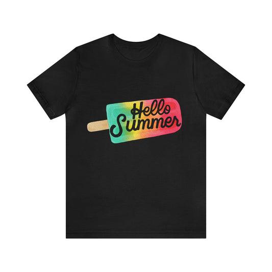 Funny Hello Summer popsicle shirt, Summer shirts for women and men, summer tshirt, vacation shirt, summer vibes, - Giftsmojo