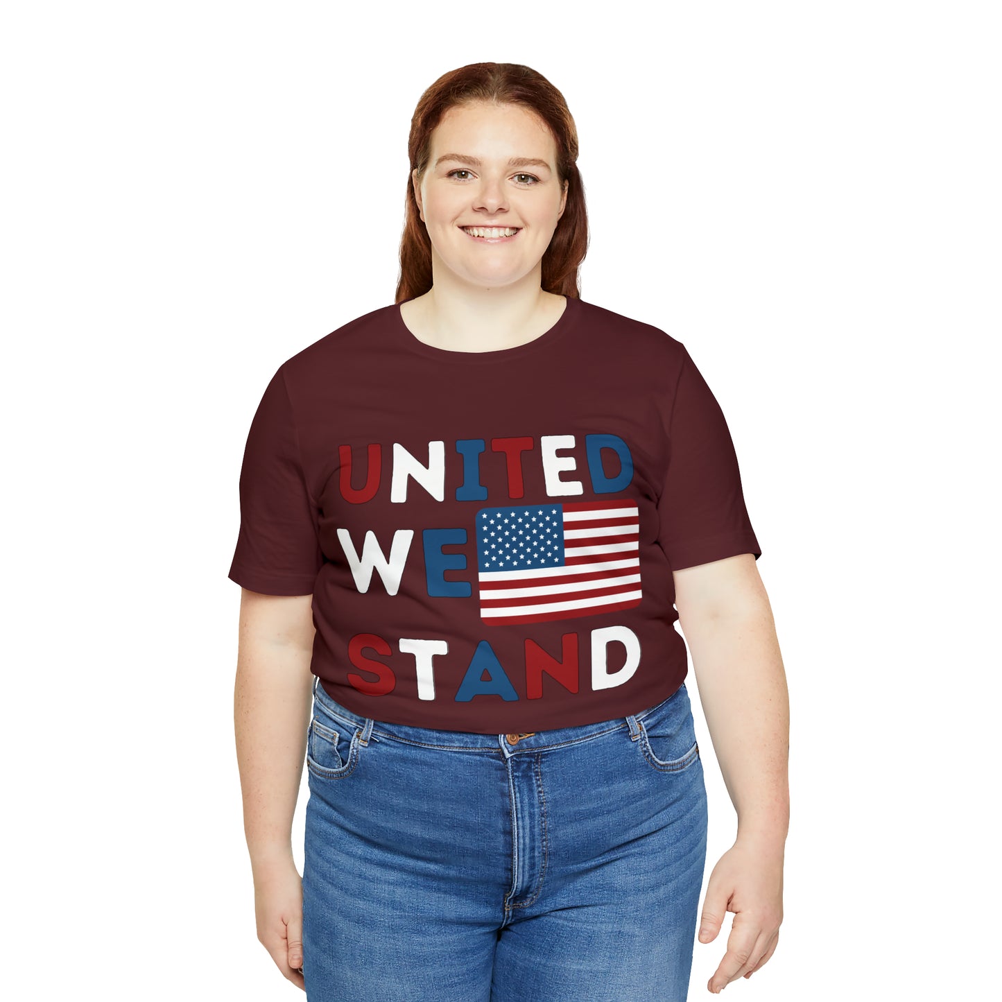 United We Stand shirt, USA Flag shirt, 4th of July shirt, Independence Day