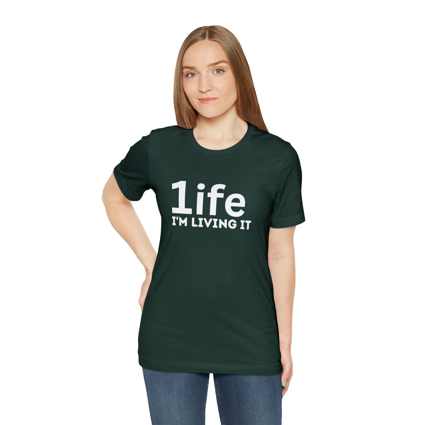 One Life I'M Living It Shirt One life Shirt 1life shirt Live Your Life You Only Have One Life To Live Shirt - Giftsmojo