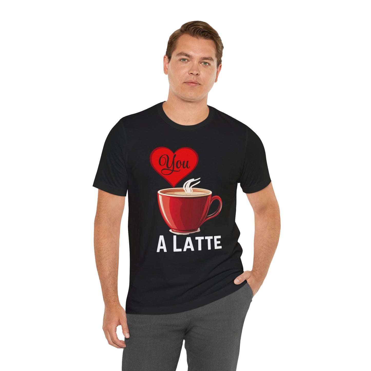 Coffee Lover Unisex Tee - Love You A Latte