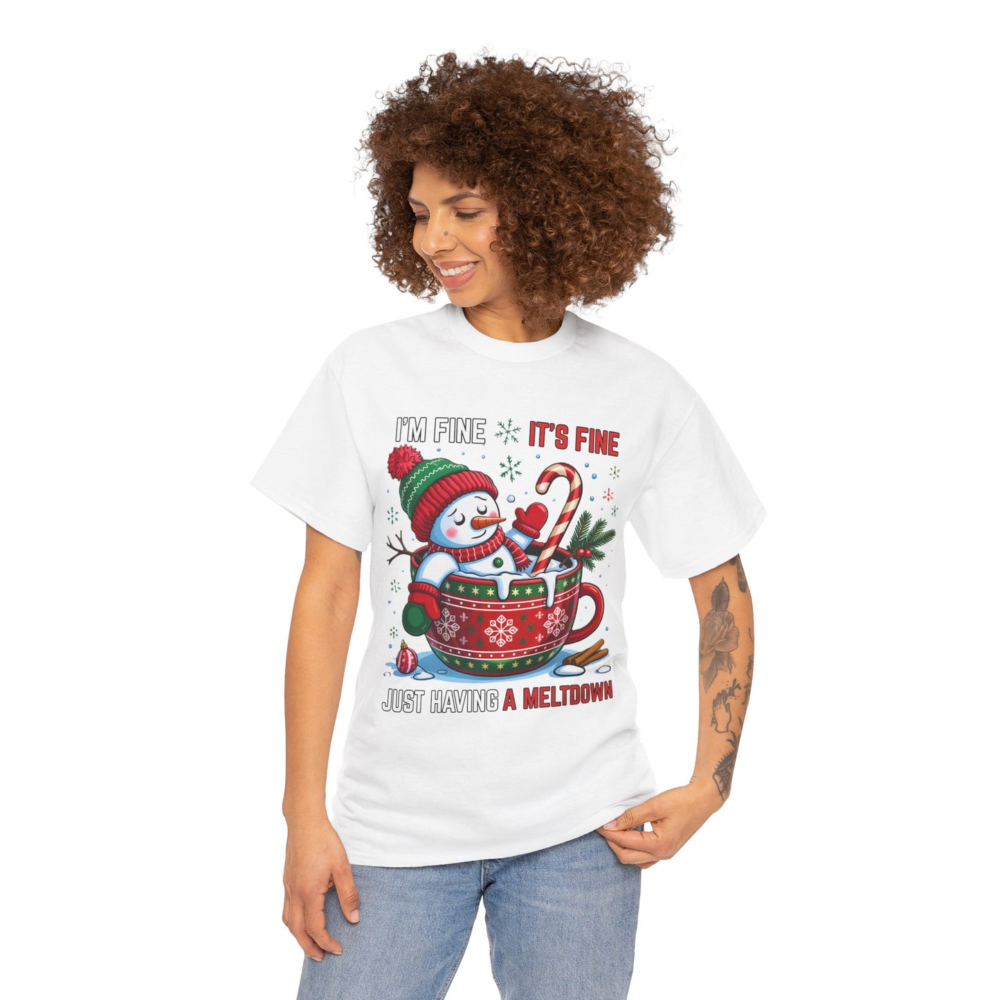 Snowman Meltdown Tee