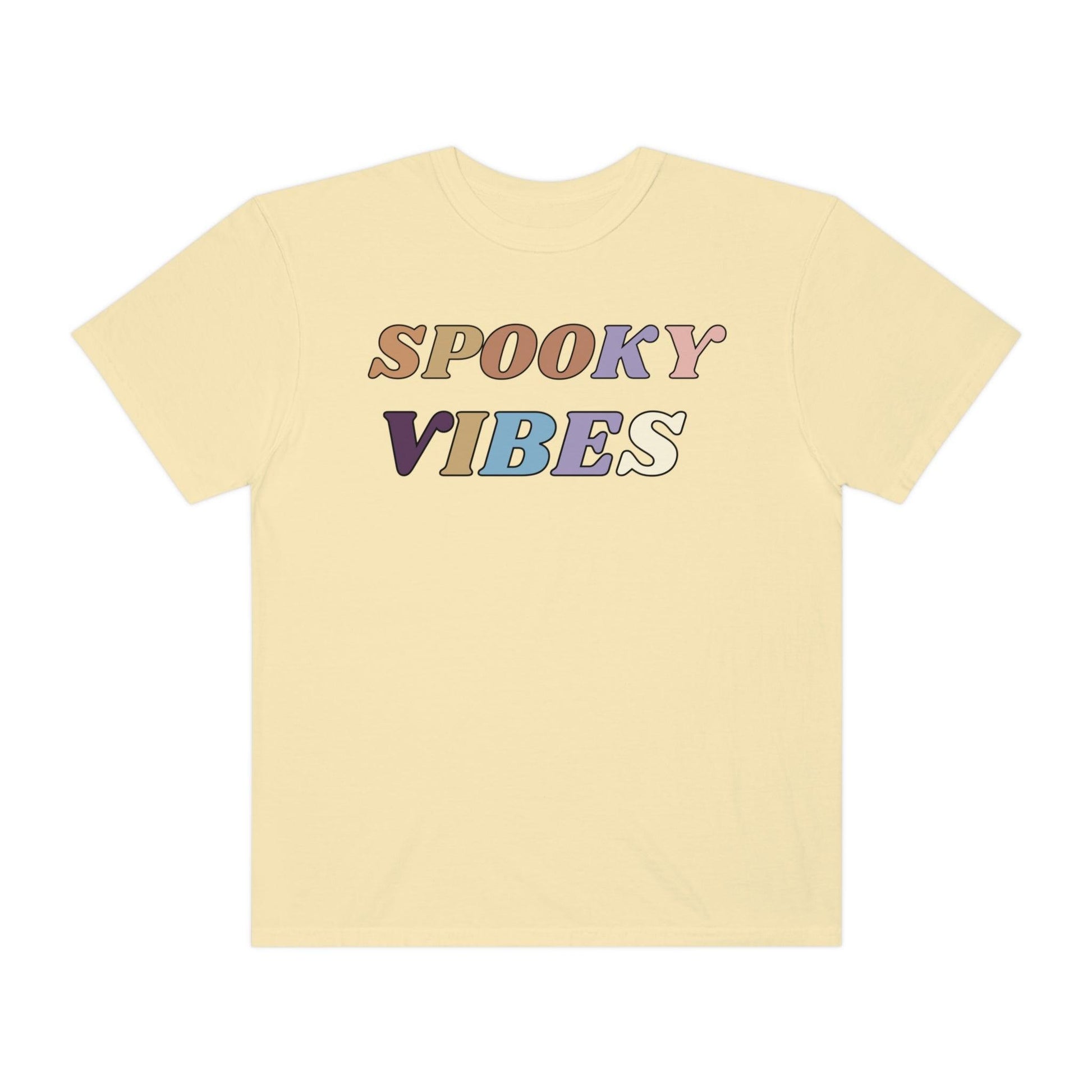 Retro Halloween Tshirt, Spooky Vibes Shirt, Vintage Shirt Halloween Shirt - Cute Fall Shirt - Giftsmojo