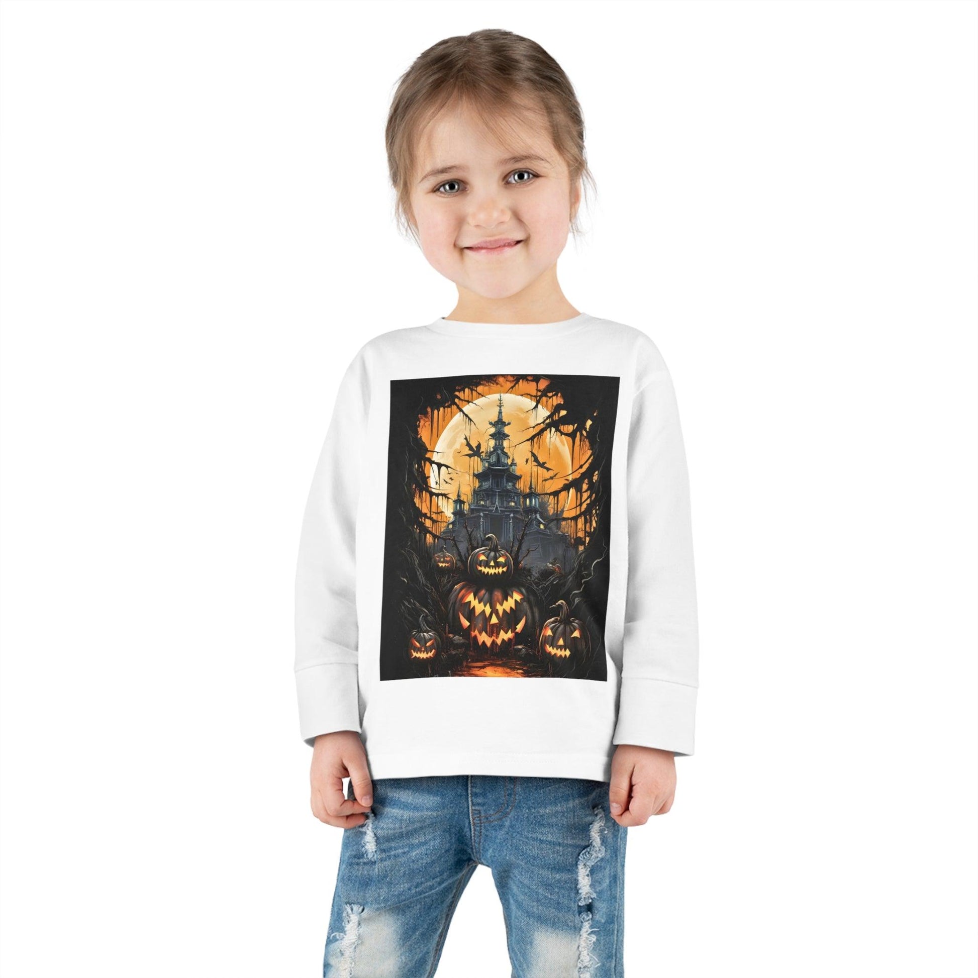 Kids Trick or Treat Outfit for Halloween Kids Jack O Lantern Shirt Kids Scary Faces Halloween Pumpkin Face Shirt Kids Halloween Shirt - Giftsmojo