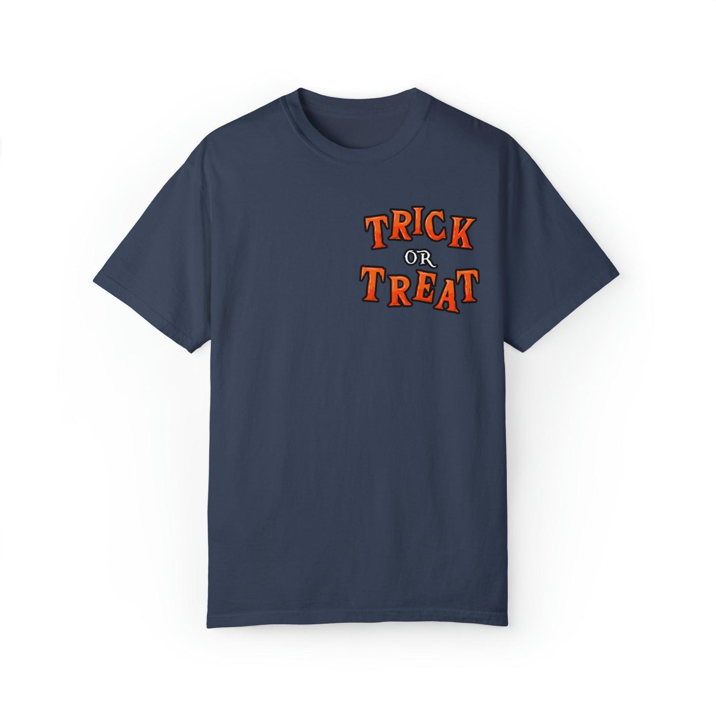 Halloween Party Outfit Trick or Treat Shirt Vintage Shirt Halloween Costume Cute Spooky Shirt, Halloween Gift Halloween T-shirt Trick or Treat Outfit - Giftsmojo