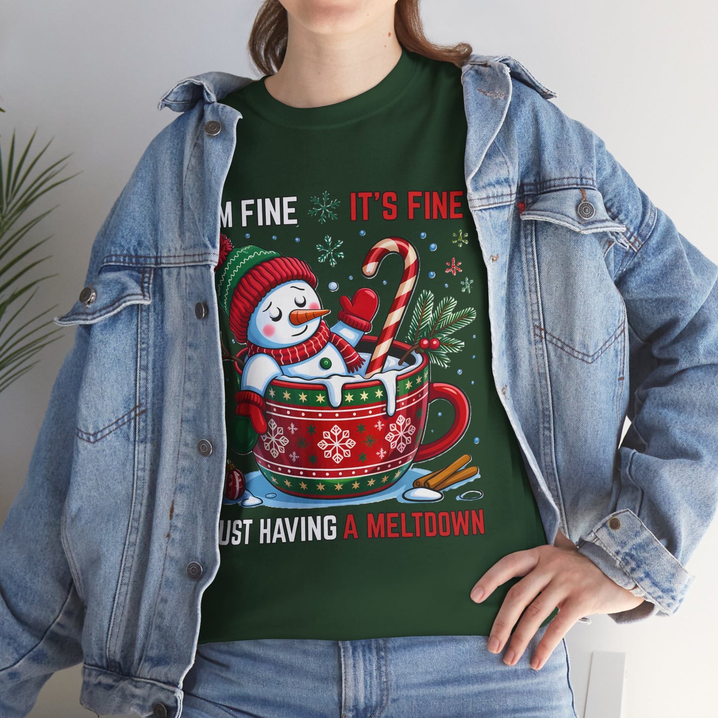 Snowman Meltdown Tee