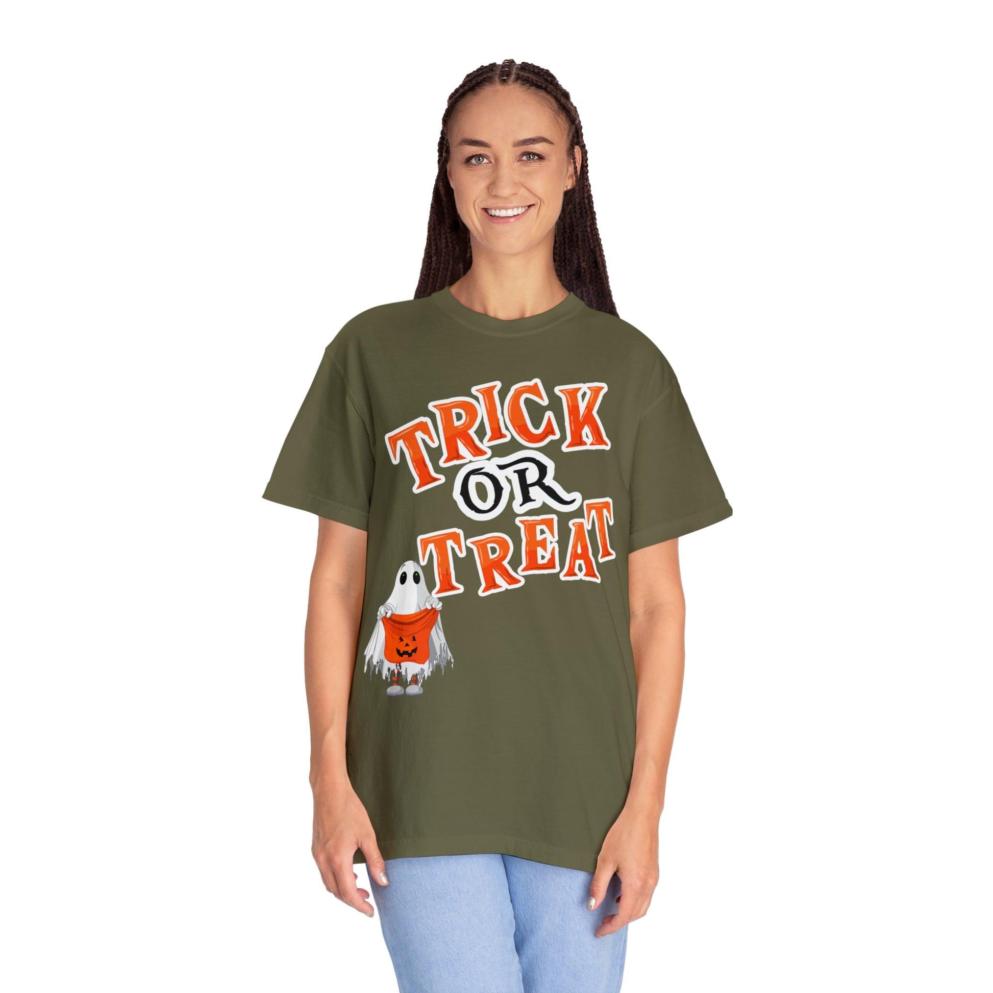 Embrace Halloween Cuteness with Our Cute Trick or Treat Shirt for Women and Men - Limited Edition - Giftsmojo