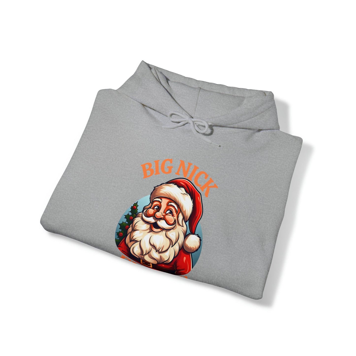 Santa Energy Hoodie Christmas Sweatshirt Santa Hooded Sweatshirt Christmas Sweater Pullover Big Nick Energy Christmas Pullover Santa Claus Shirt - Giftsmojo